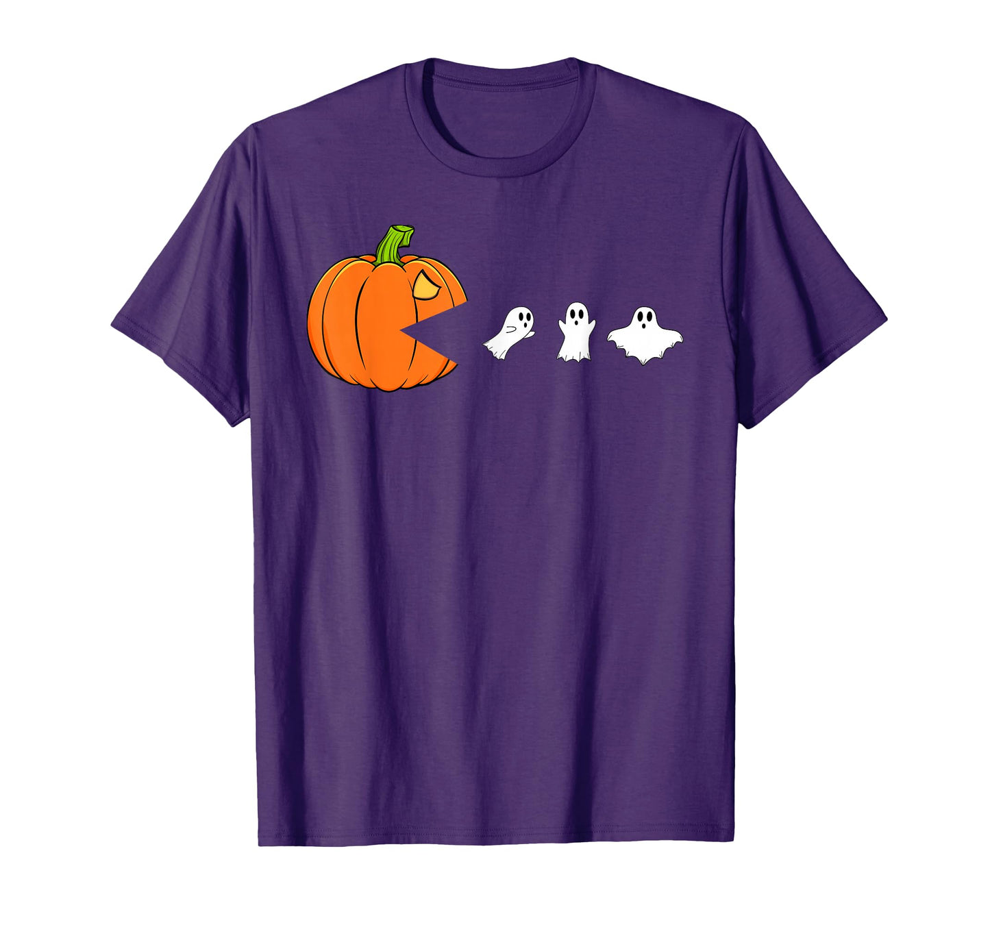 Halloween Pumpkin Funny Ghosts Gamer Boys Kids Women Men T-Shirt