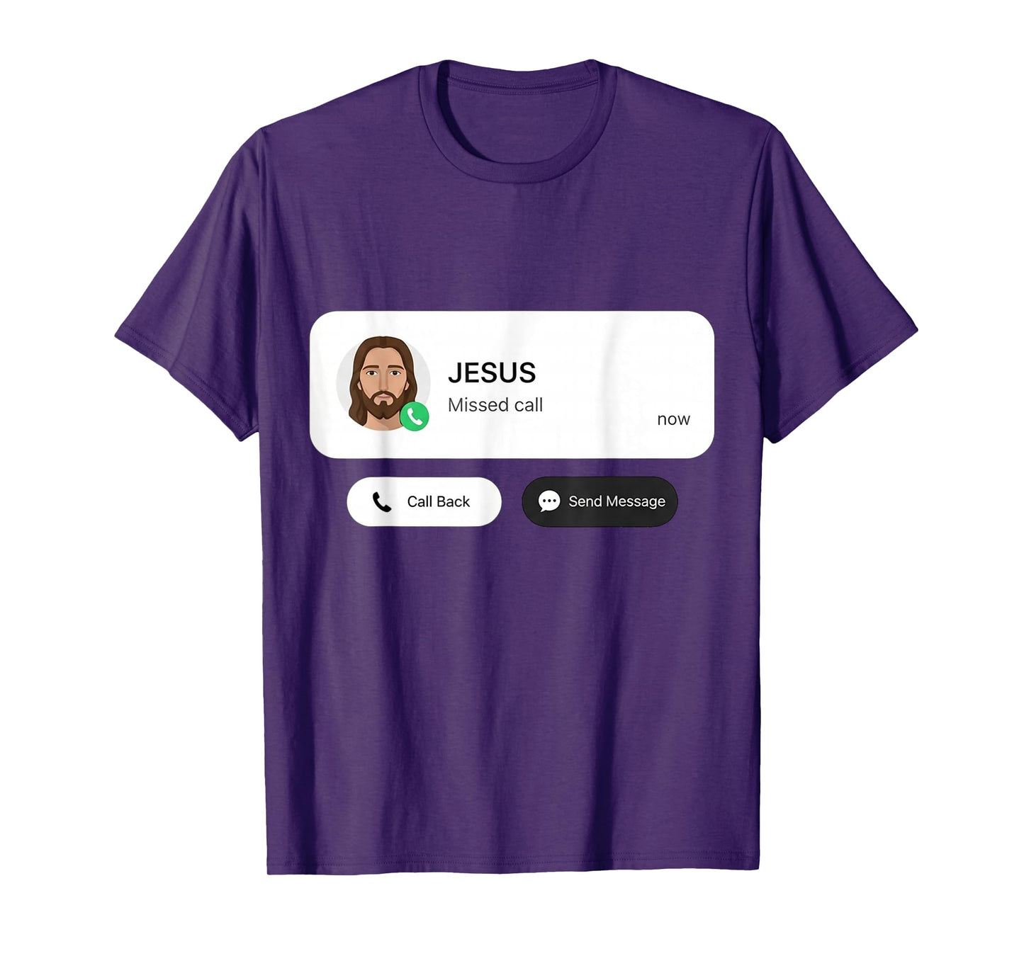 Jesus is Calling I Missed The Call Funny Christian Humor T-Shirt