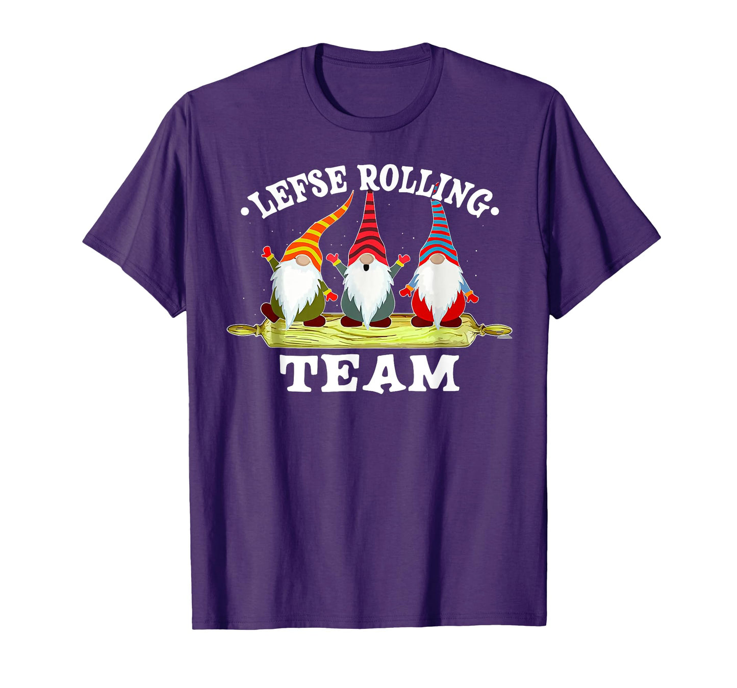 Gnome Lefse Rolling Team T-Shirt