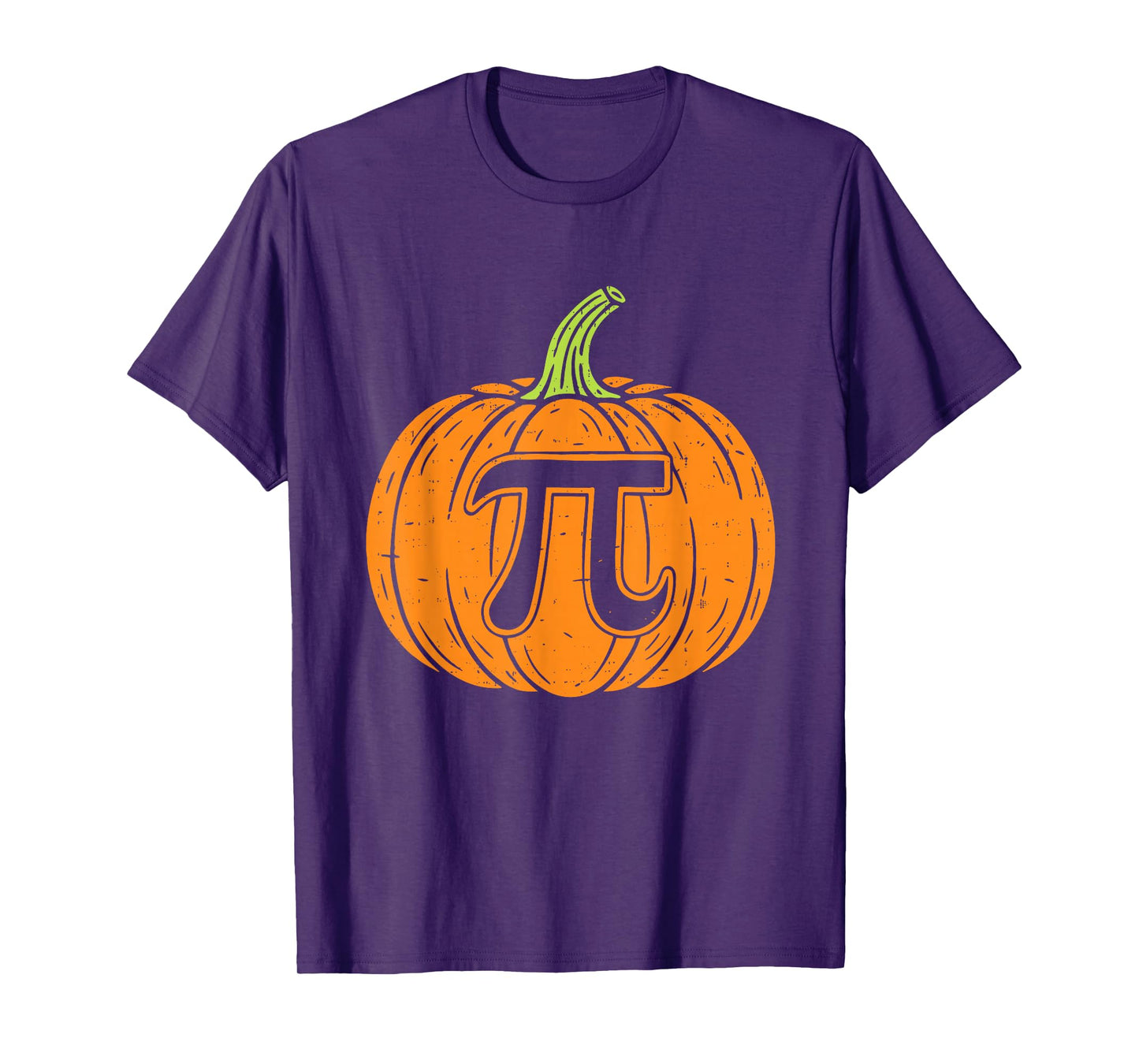 Pumpkin Pi Symbol Funny Math Nerd Spooky Halloween Pi Day T-Shirt