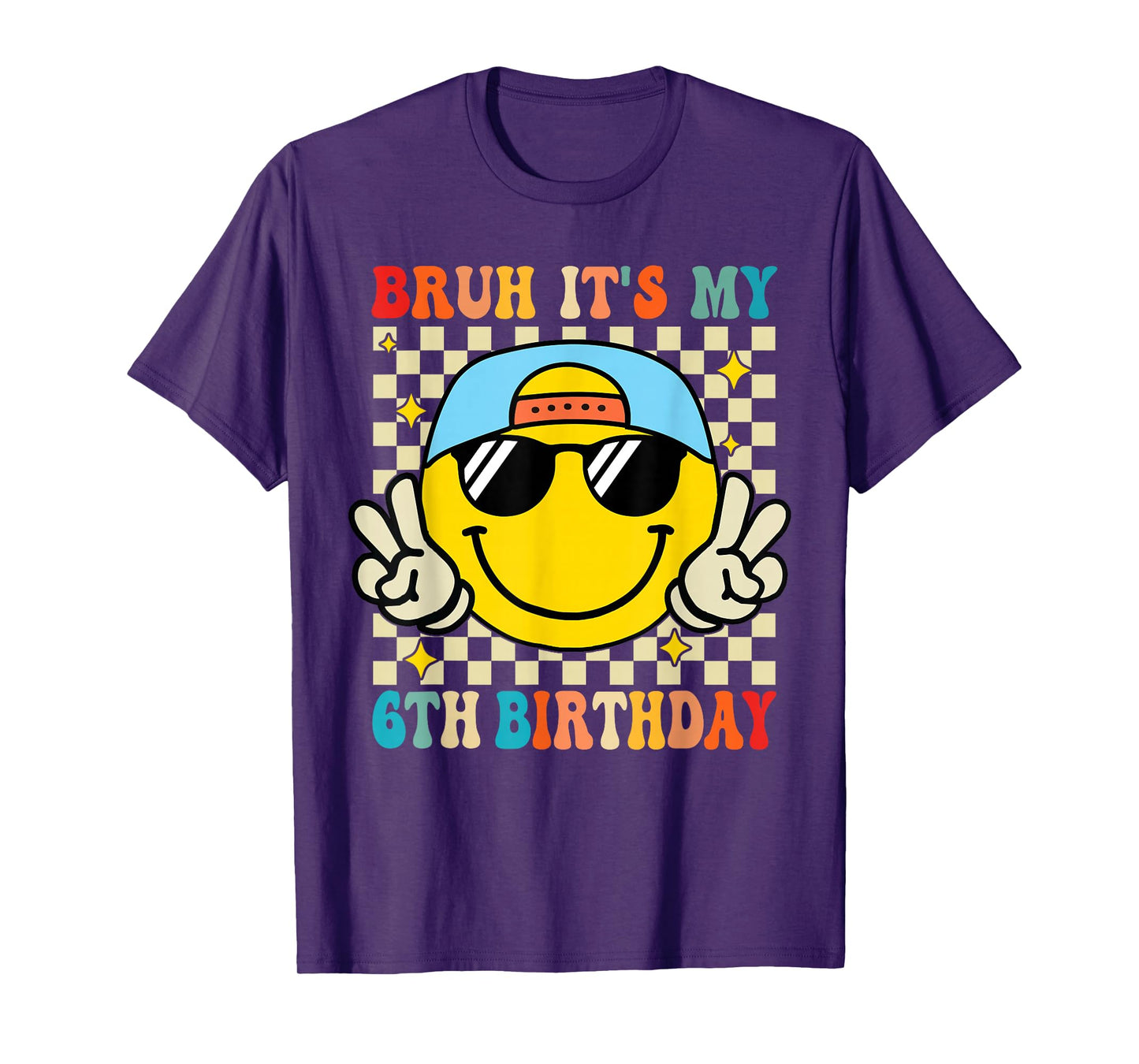 Bruh It's My 6th Birthday 6 Year Old Birthday Boys Girls T-Shirt