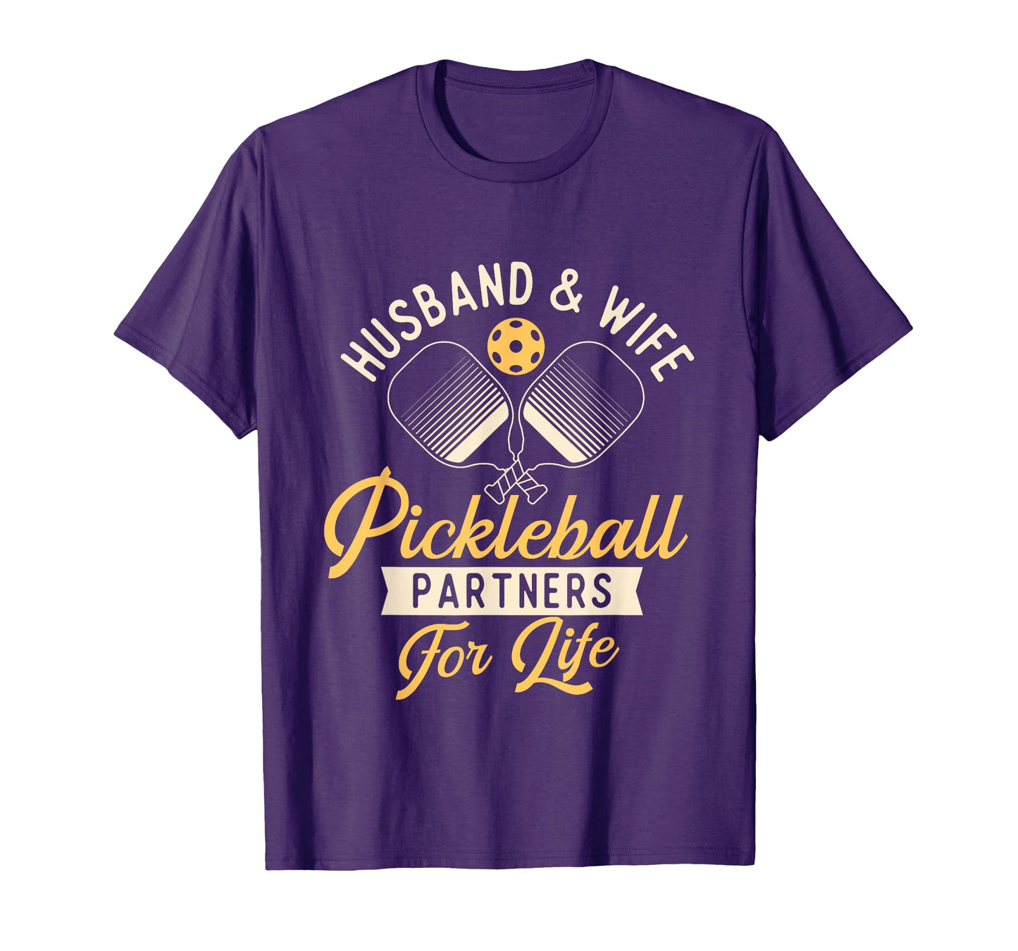 Husband & Wife - Couple Pickleball Player Pickleballers T-Shirt