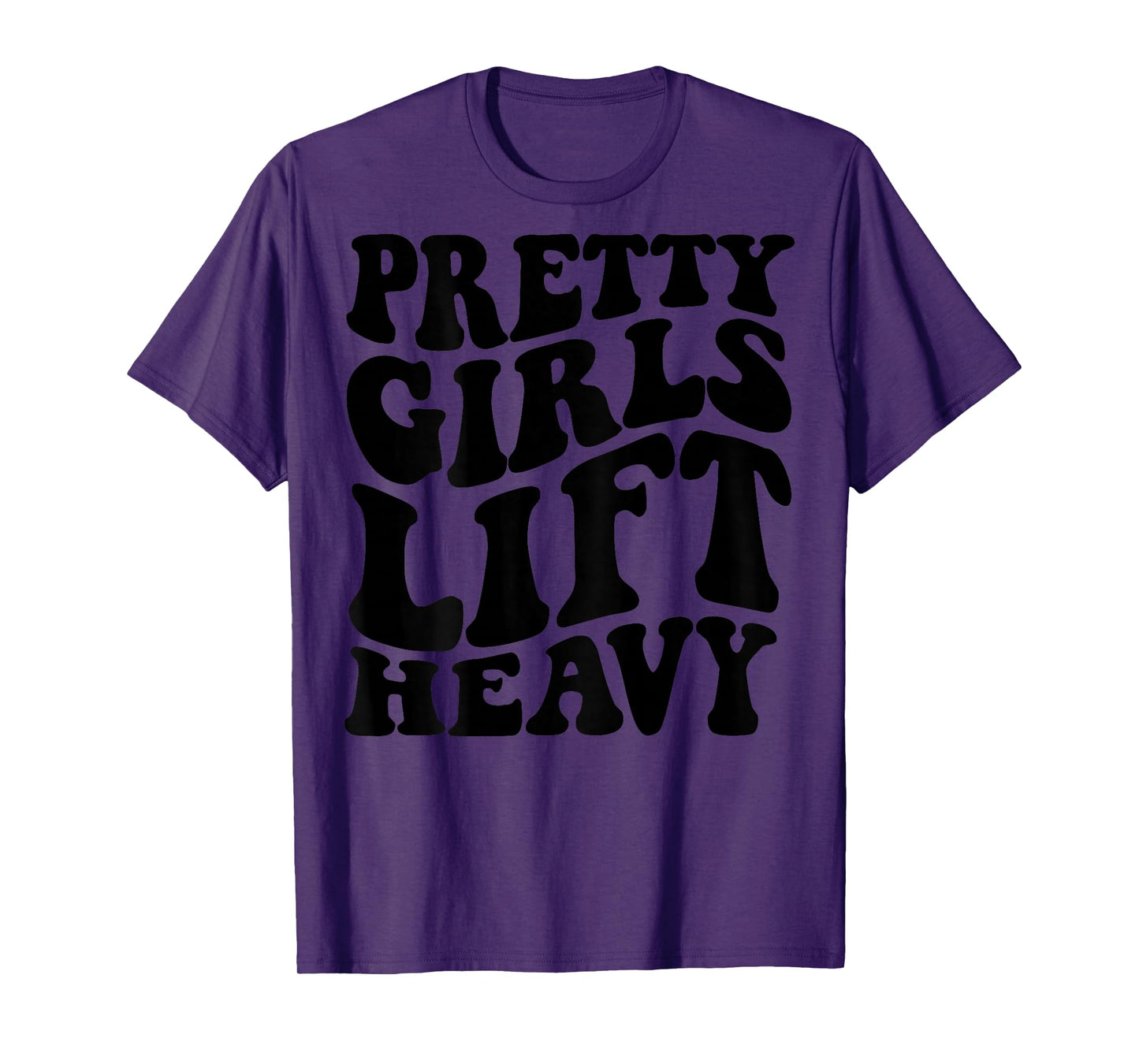 Pretty Girls Lift Heavy Funny Gym Lover Vintage Workout T-Shirt