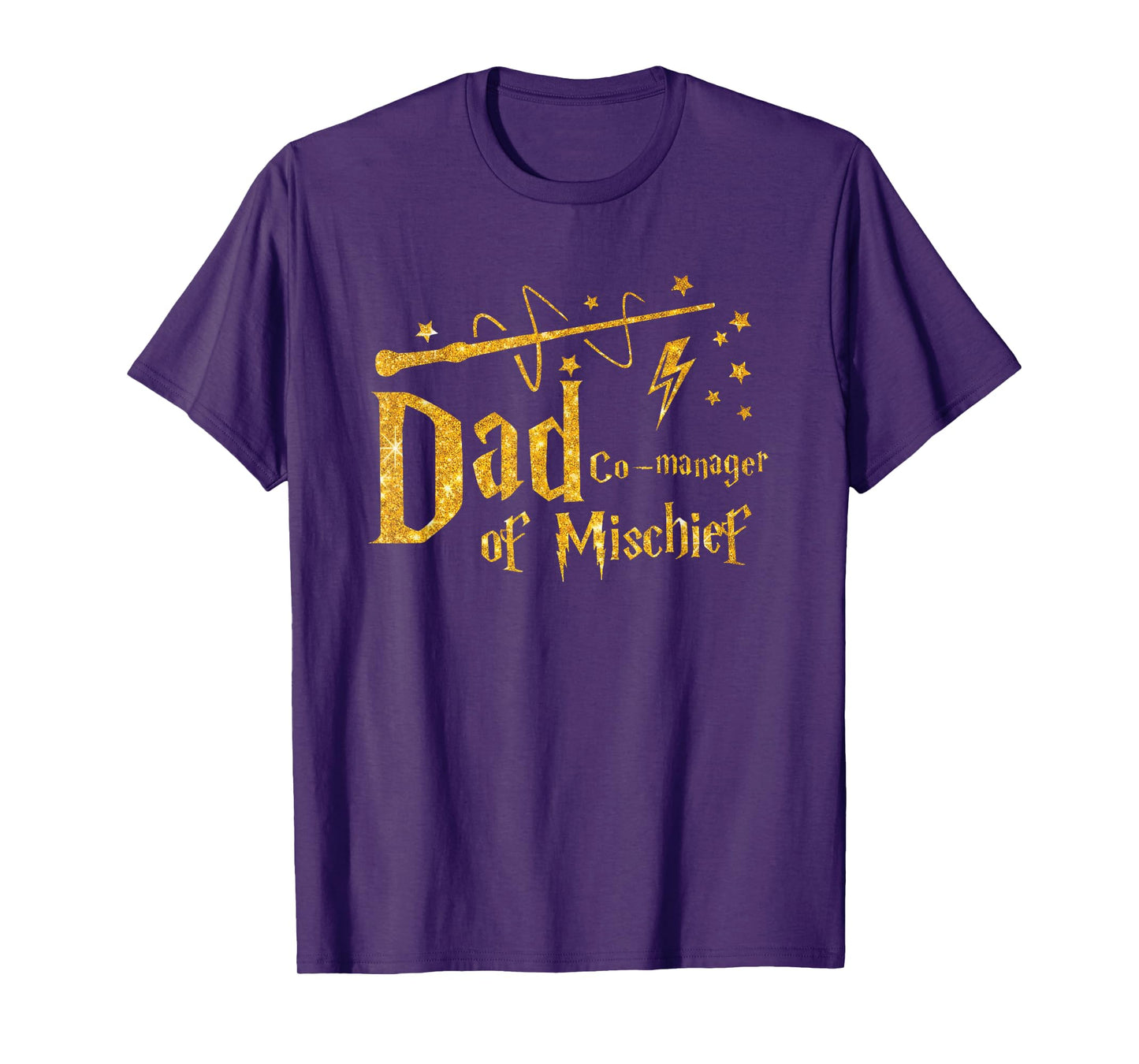 Magical Dad Manager of Mischief Birthday Family Matching T-Shirt