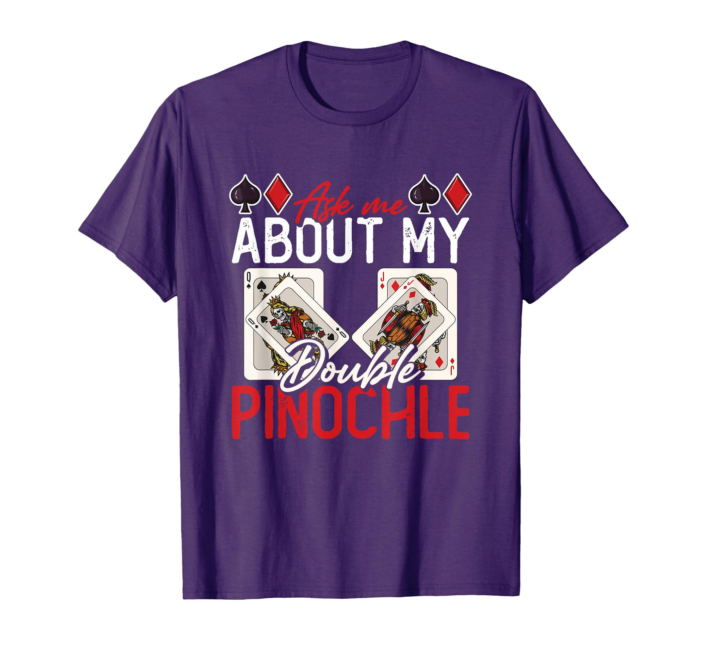 Pinochle Champion Funny Pinochle Player Card Game Pinochle T-Shirt