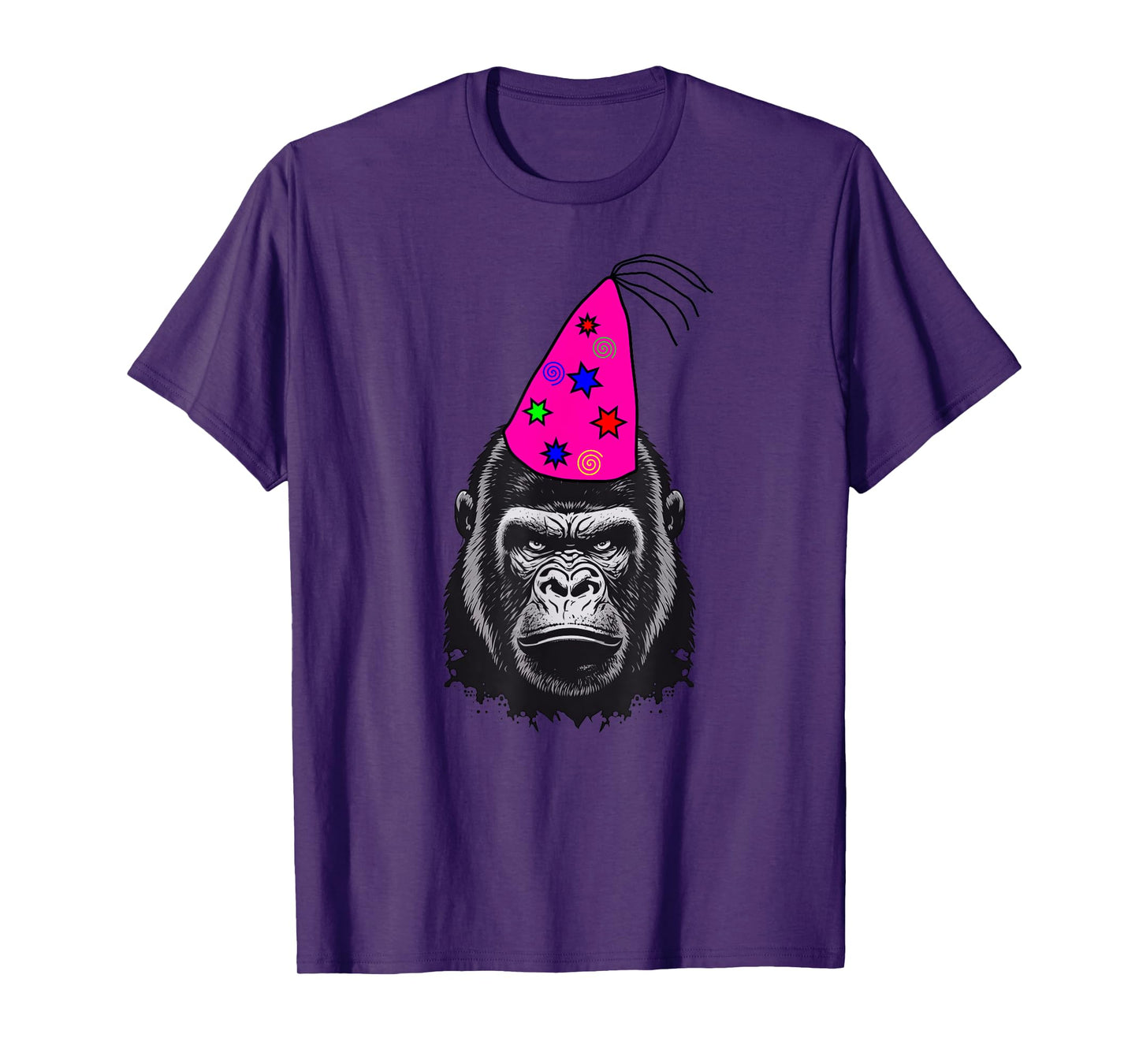 Gorilla Birthday Decorations Birthday Party Hat Design T-Shirt