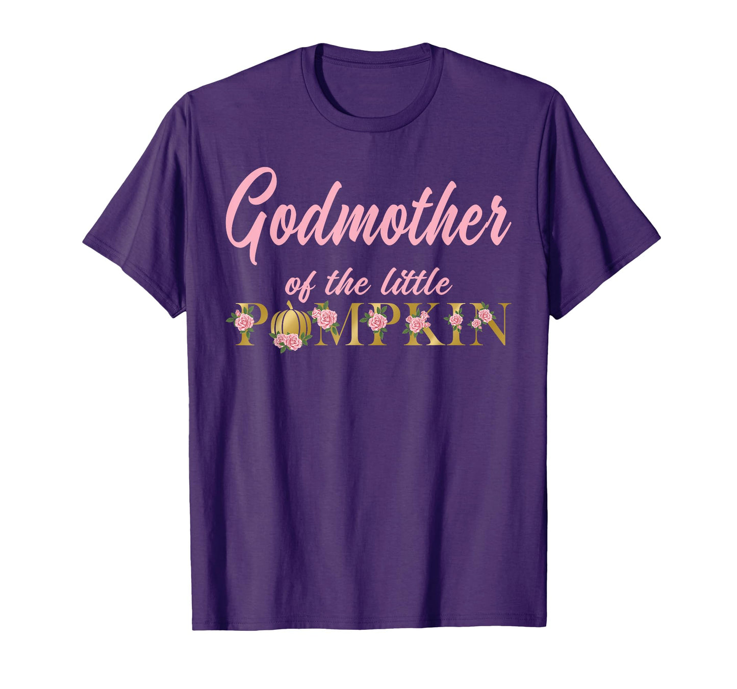 Godmother of Little Pumpkin First Birthday Autumn Pumpkin T-Shirt