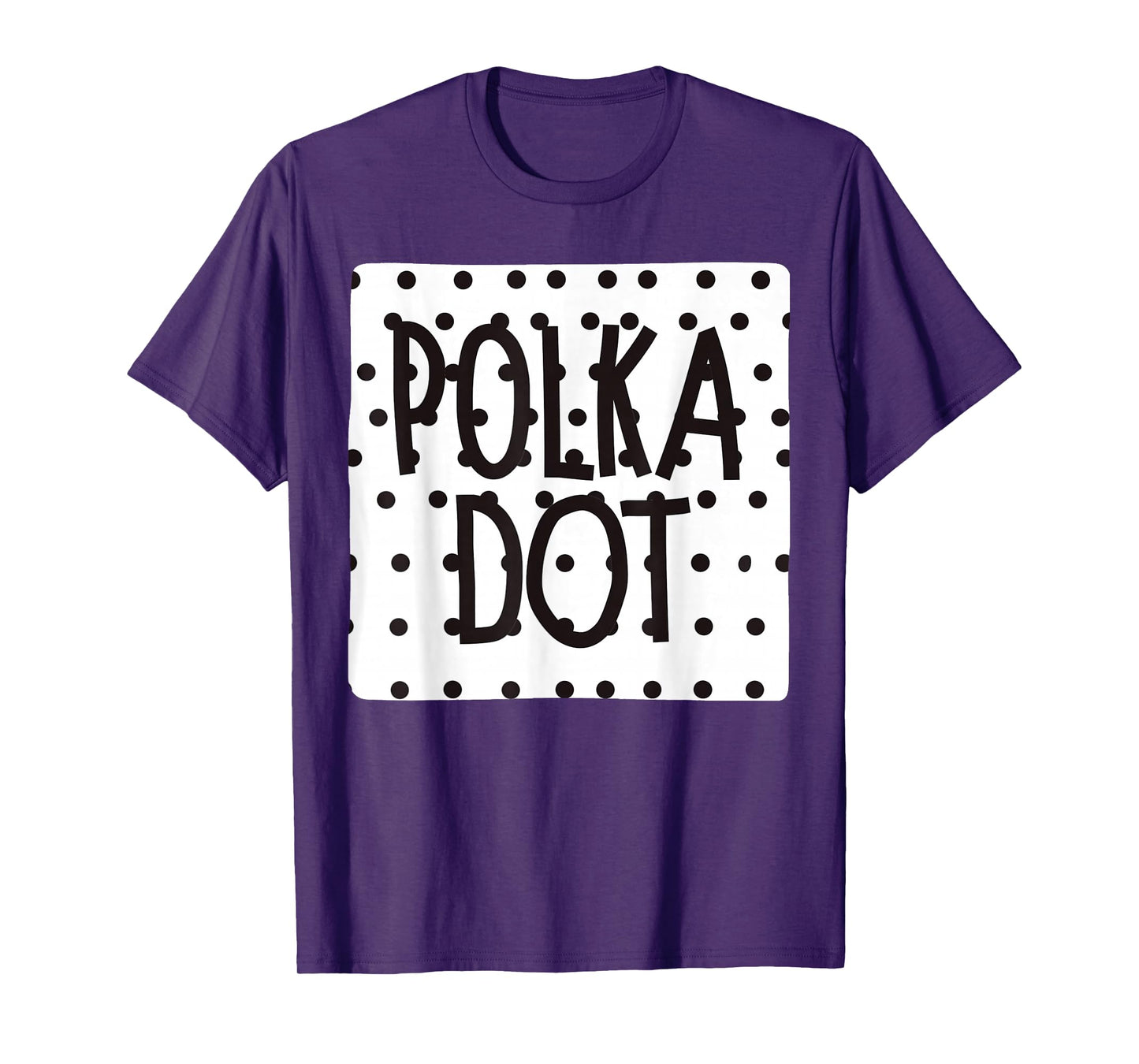Black white Polka Dot Speech T-Shirt