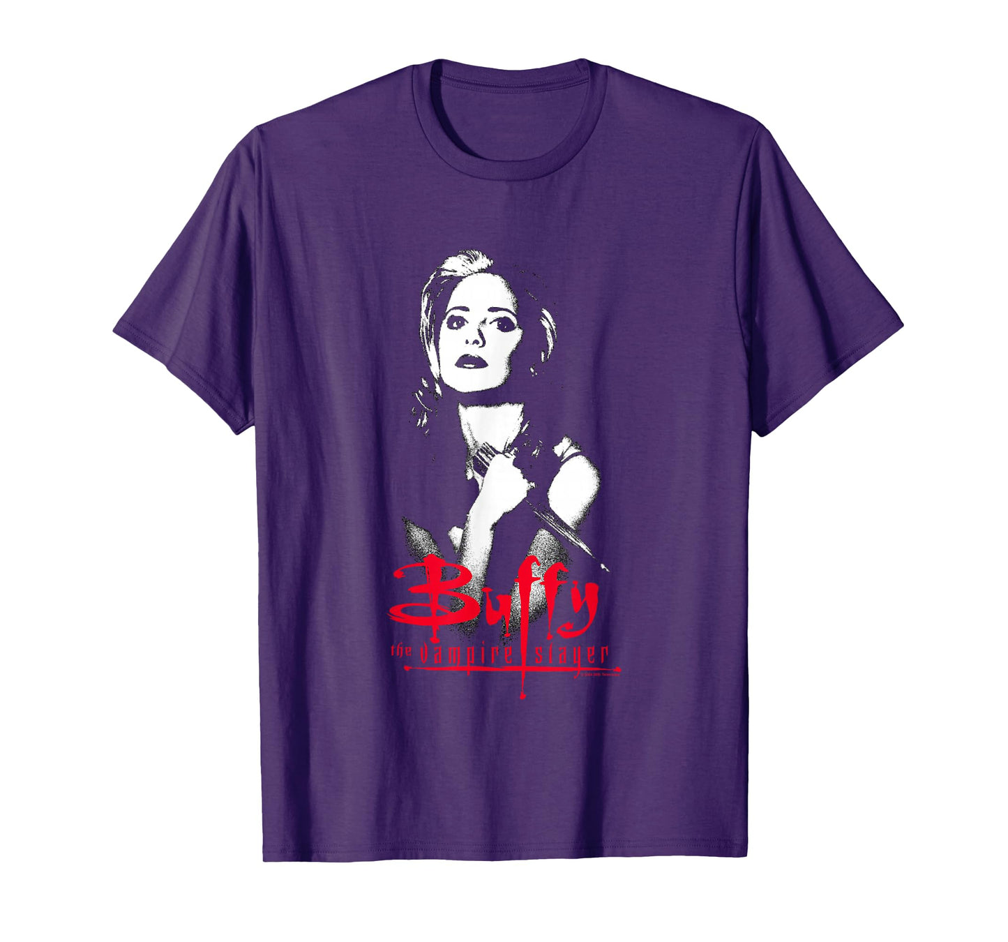 Buffy The Vampire Slayer Buffy Summers Shadowed Portrait T-Shirt