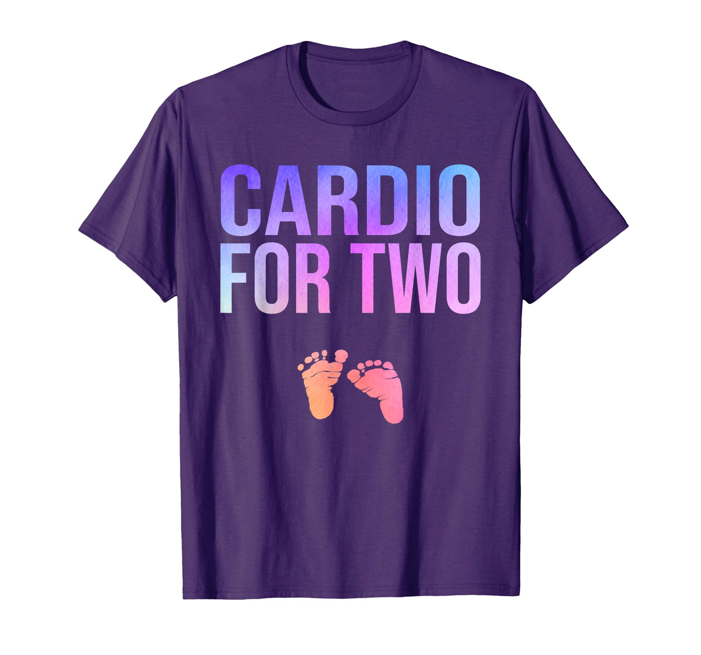 Cardio For Two Funny Pregnancy Workout T-Shirt