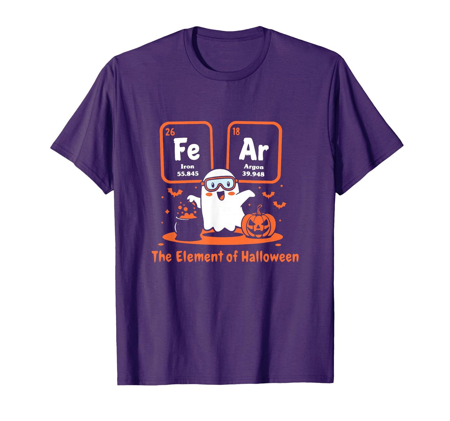 Chemistry Fear The Element of Halloween Cute Chemist T-Shirt