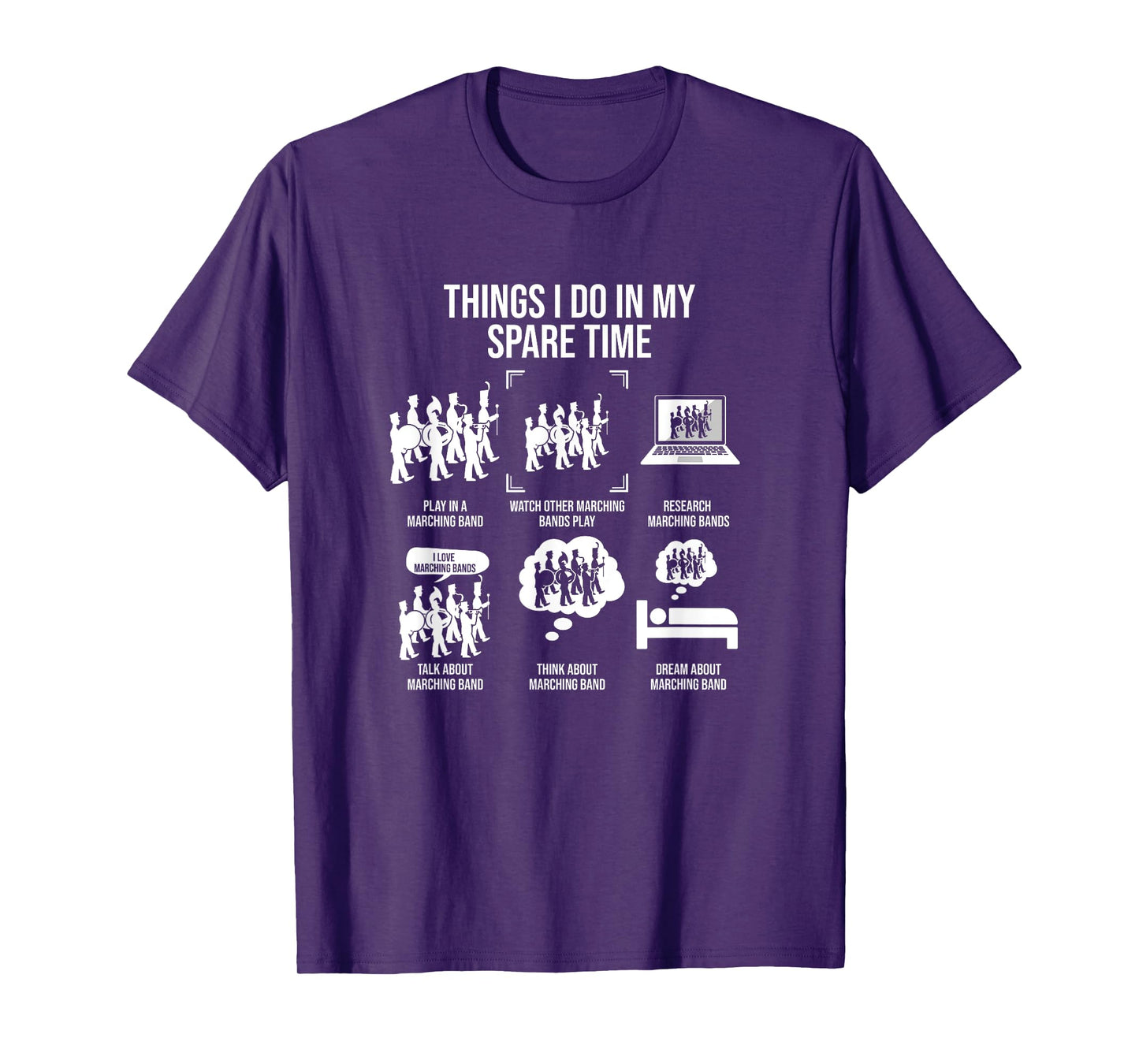 Things I Do In My Spare Time, Marching Band Season T-Shirt