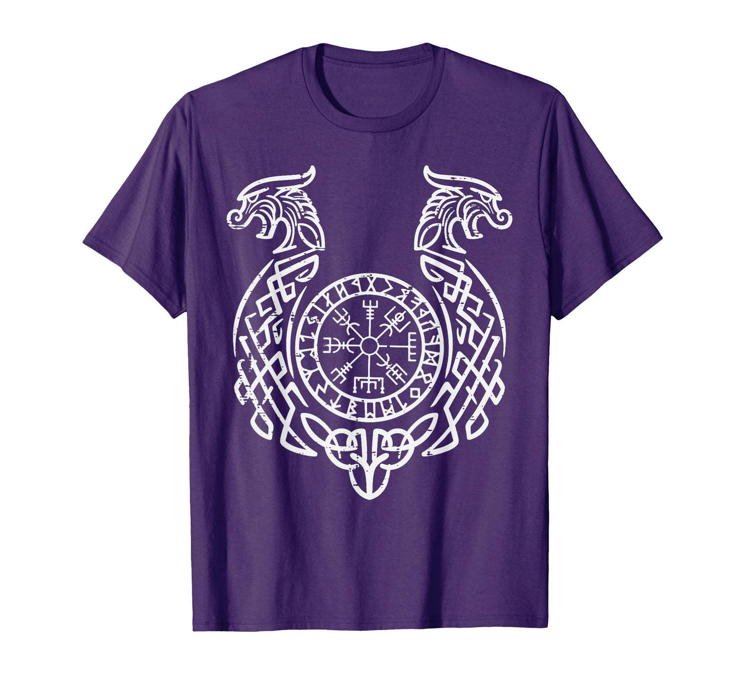 Viking Compass Helm Of Awe Norse Mythology Men Women Kids T-Shirt