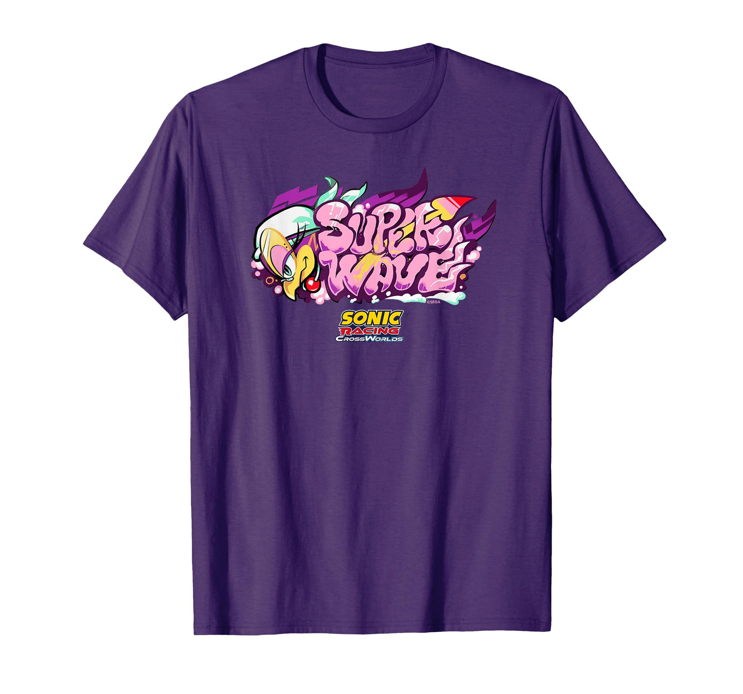 Sonic Racing CrossWorlds - Wave Decal T-Shirt