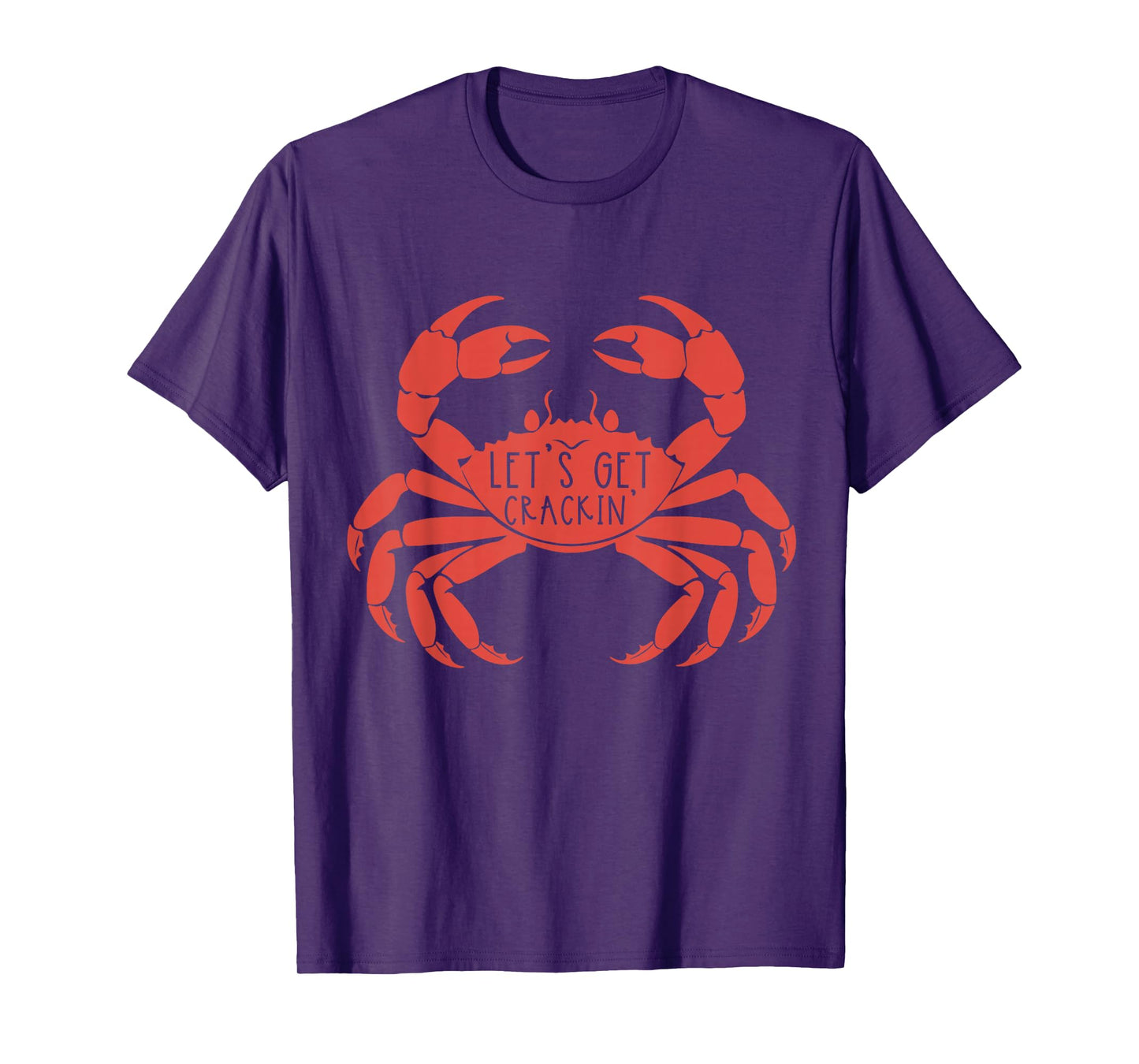 Funny Crab Eating Red Crab Lover Seafood Foodie Crabbing T-Shirt