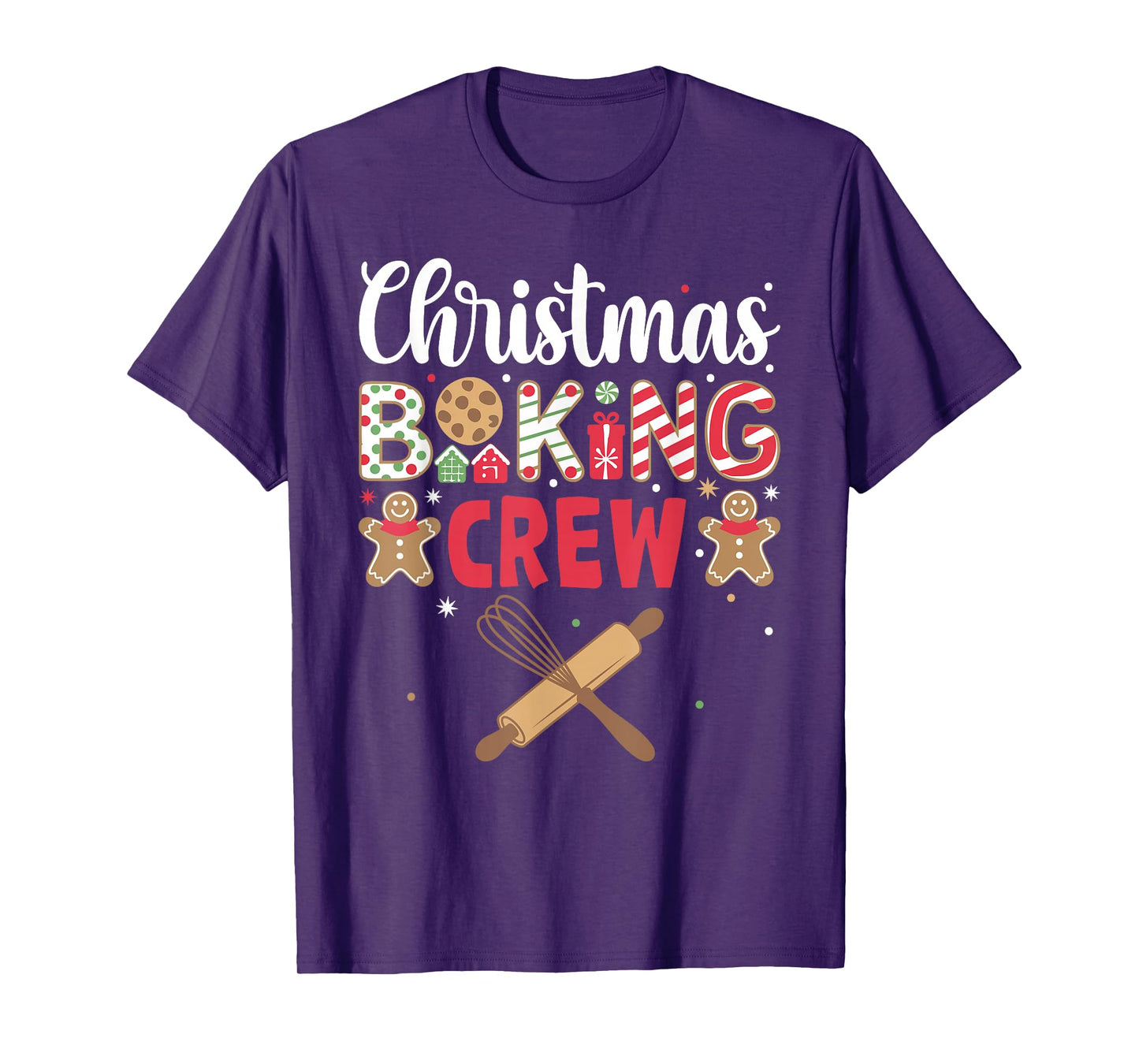 Funny Christmas Baking Crew Baking Christmas Cookie T-Shirt