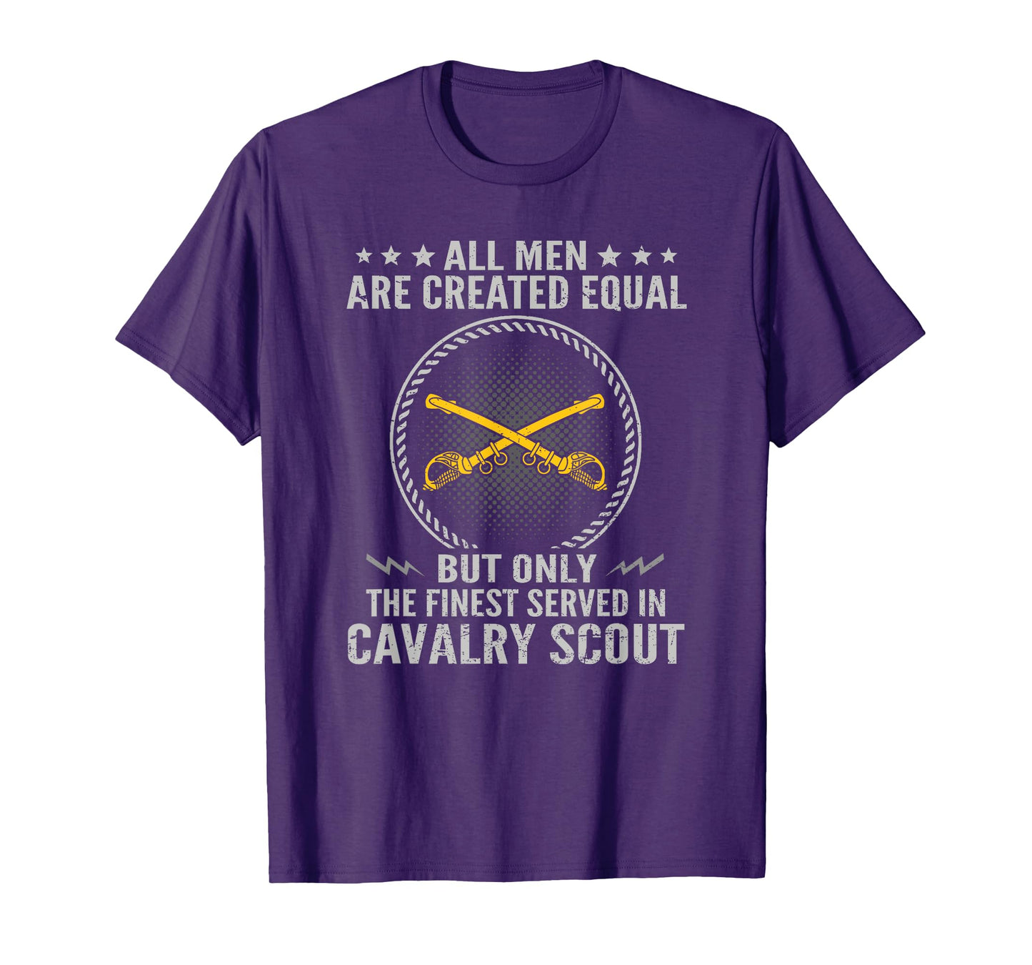 Only The Finest Served In Cavalry Scout US Veteran T-Shirt