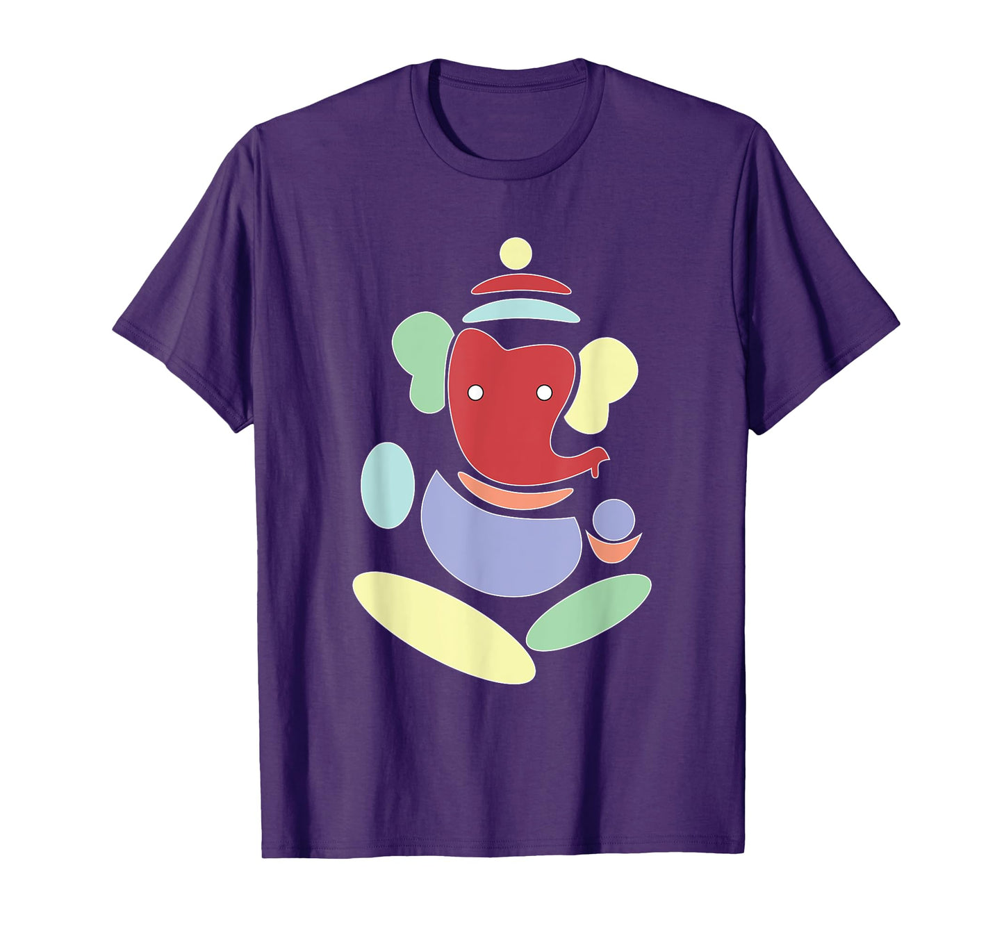 Abstract Art Hindu Elephant God Ganesha Ganpati T-shirt