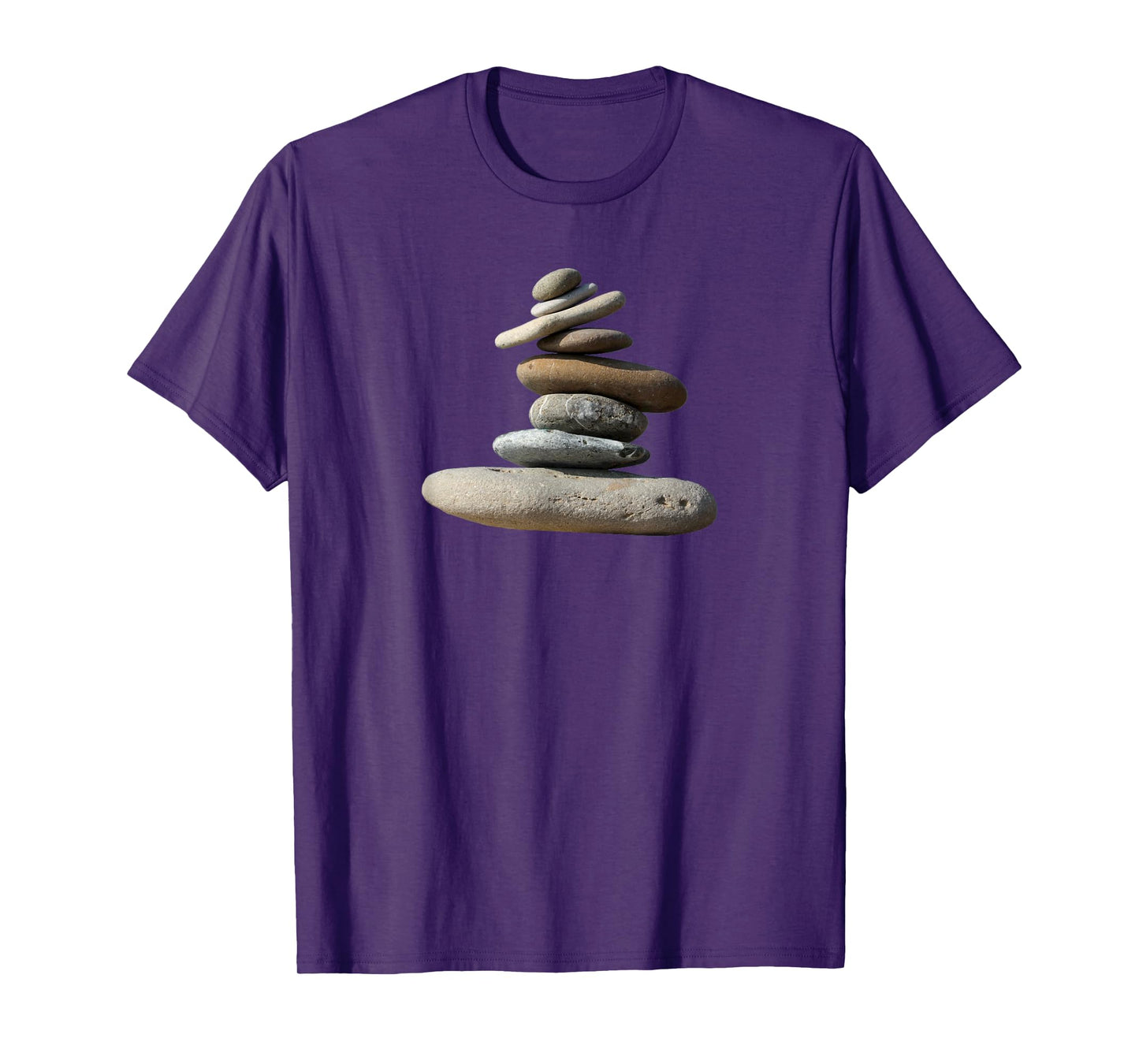 Balanced Rocks Zen Centered Yoga Peace Meditation T-Shirt T-Shirt