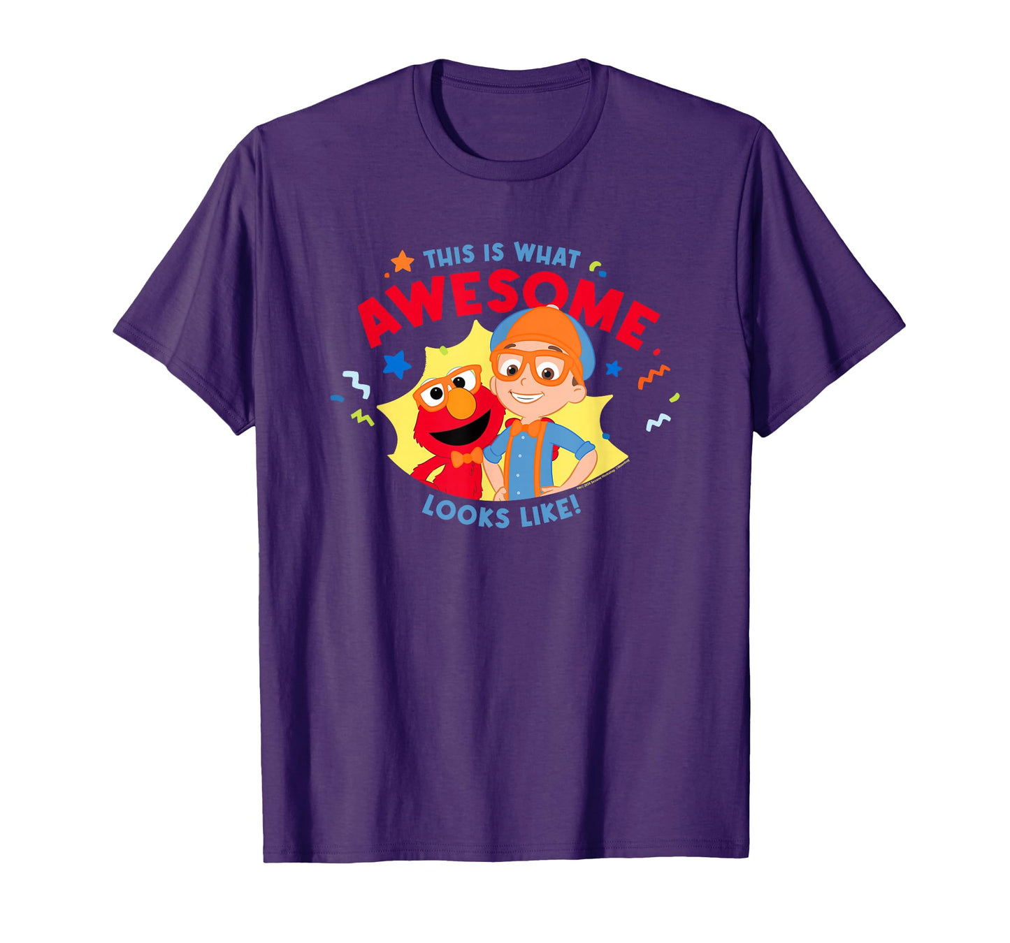 Blippi Sesame Street This Is What Awesome Looks Like! T-Shirt