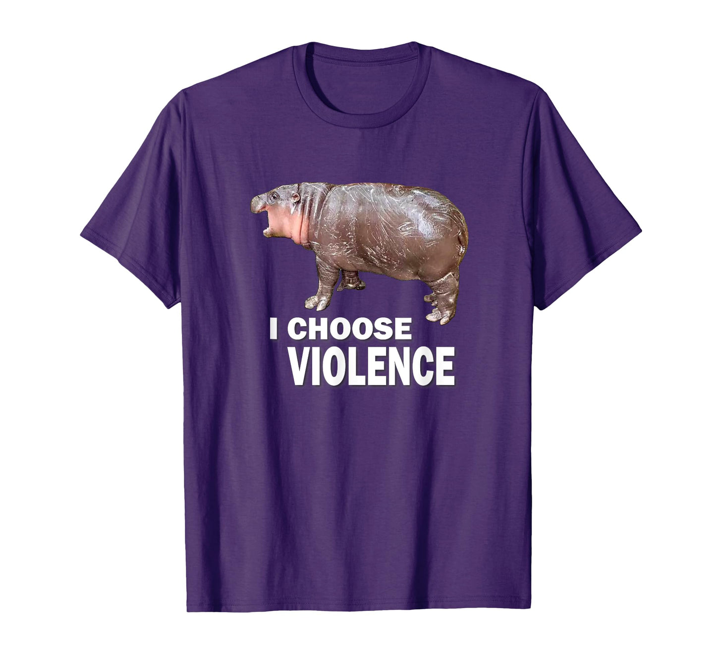 Choose Violence Meme Moo Deng Ungovernable T-Shirt