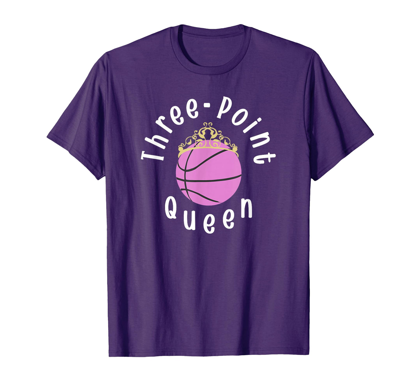 Three Point Shot Queen Basketball Guard Three Pointer Expert T-Shirt