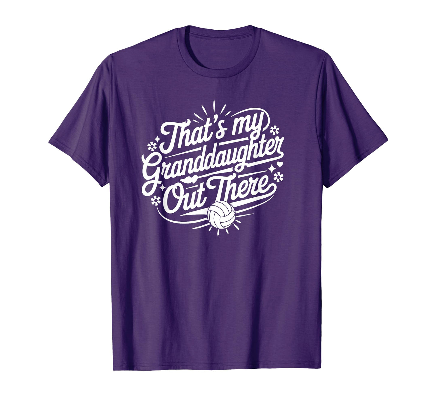 That's My Granddaughter Out There Volleyball For Grandma T-Shirt