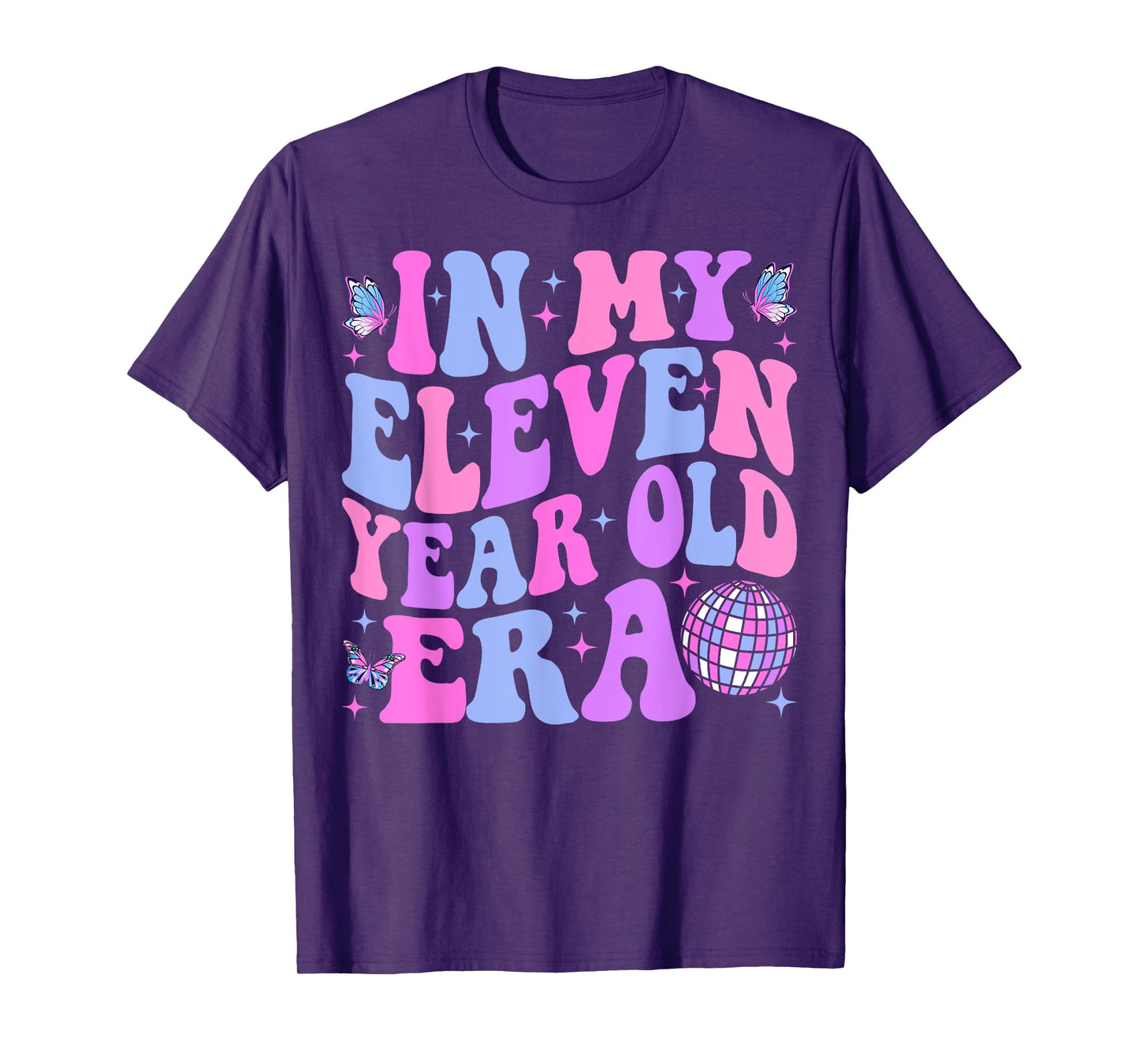 In My Eleven Year Old Era Girl Boy 11th Birthday 11 Year Old T-Shirt