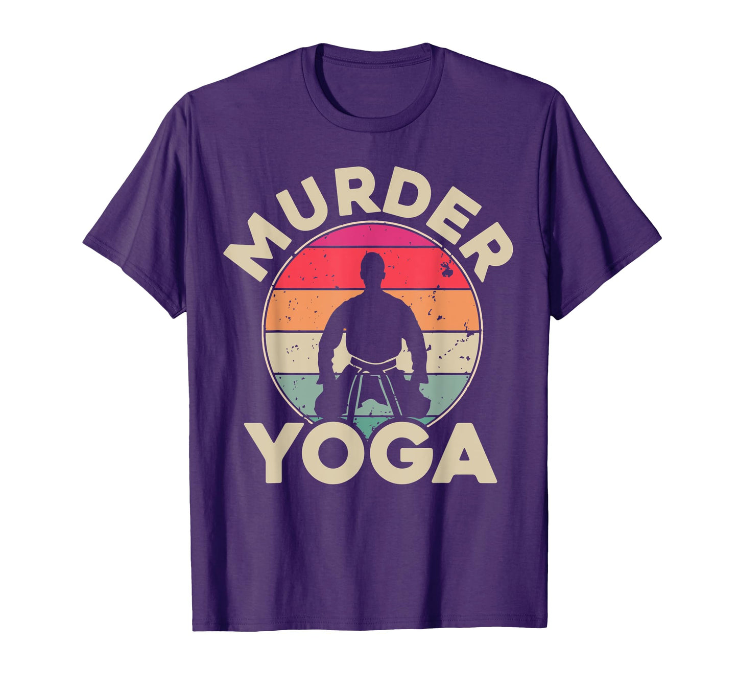 Vintage Jiu Jitsu Shirt Brazilian Jiu Jitsu Murder Yoga BJJ T-Shirt