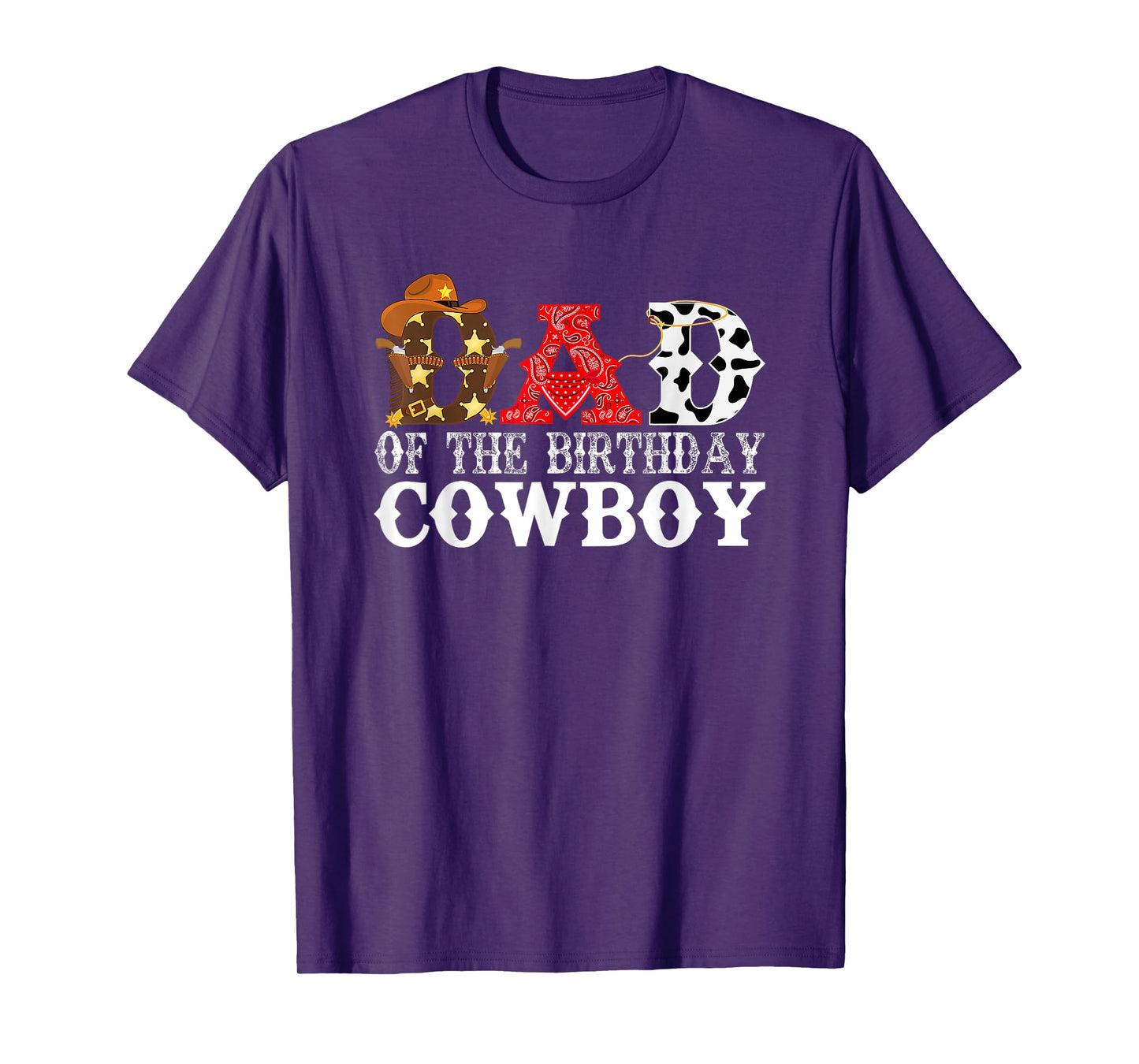 Dad 1st First Birthday Cowboy Western Rodeo Party T-Shirt