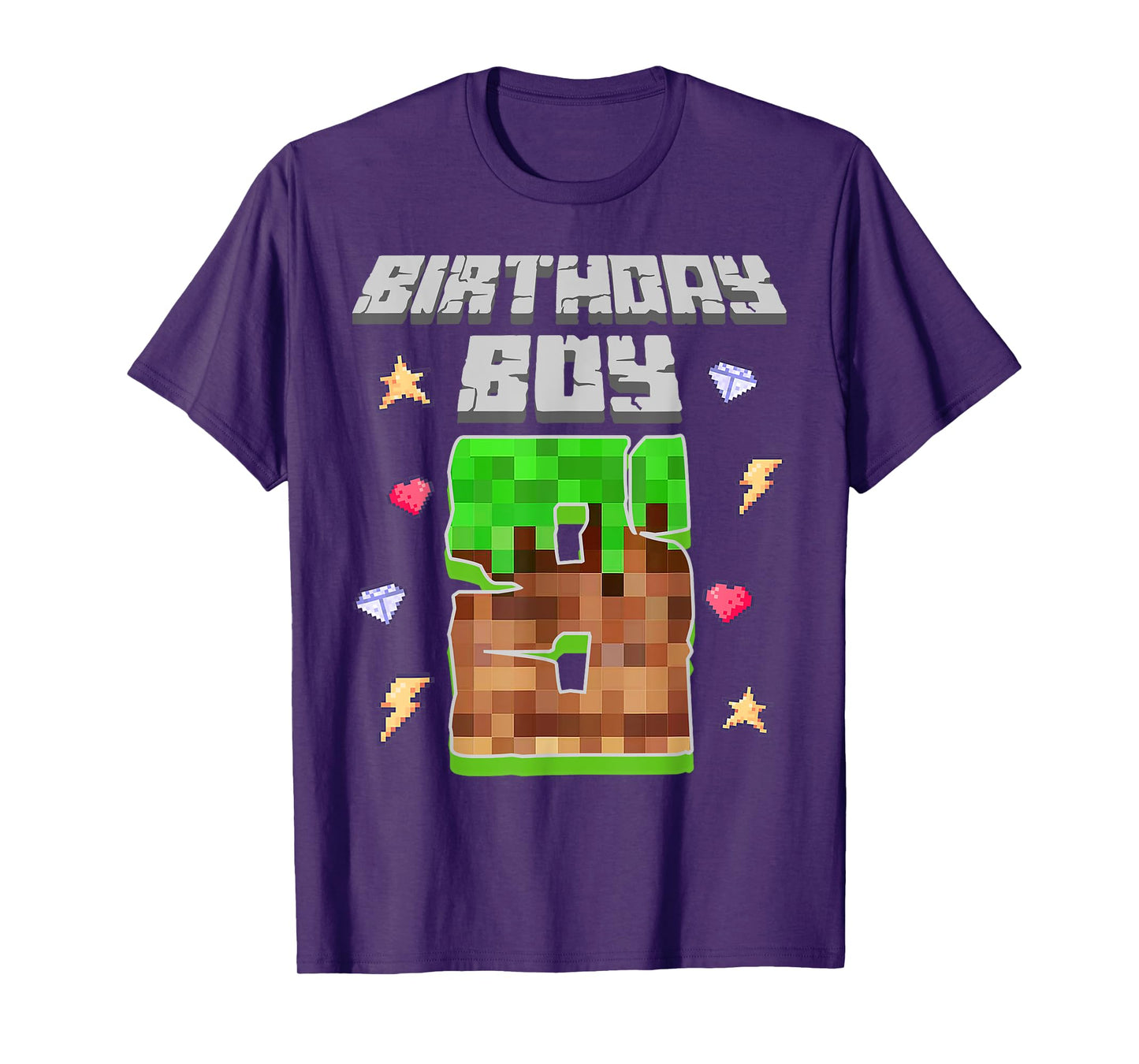 It's My 8th Birthday Boy Gamer 8 Year Old Pixel Gaming Party T-Shirt