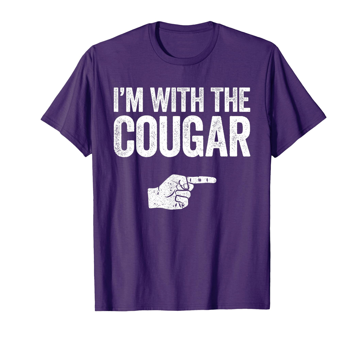I'm With The Cougar Shirt Matching Cougar Costume T-Shirt