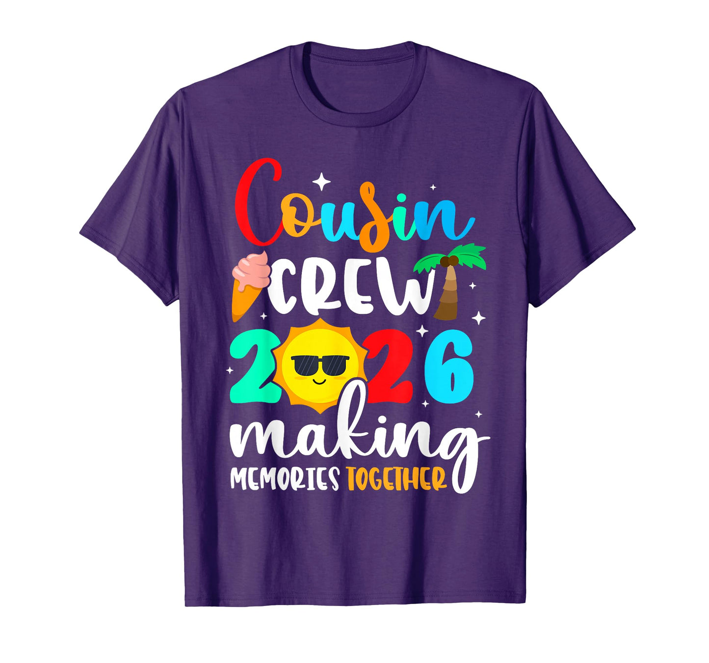 Cousin Crew 2026 Summer Vacation Beach Family Trips Matching T-Shirt