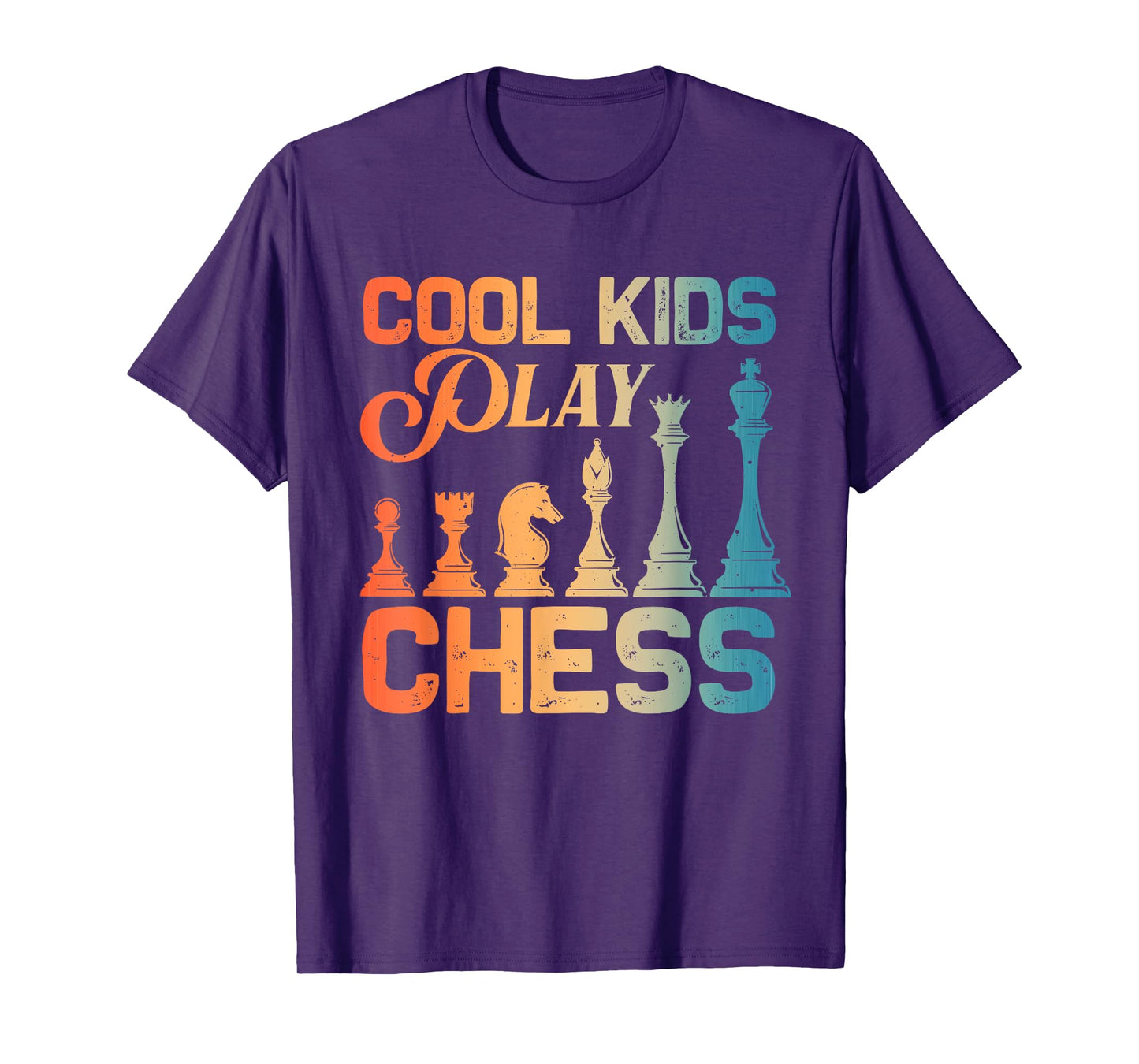 Cool Chess Art For Kids Boys Girls Chess Lover Chess Player T-Shirt