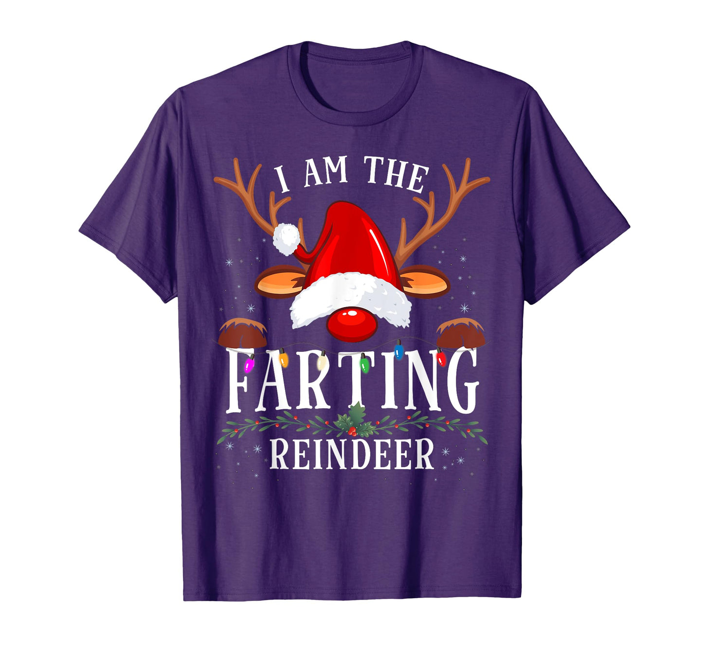 I Am The Farting Reindeer Christmas Family T-Shirt