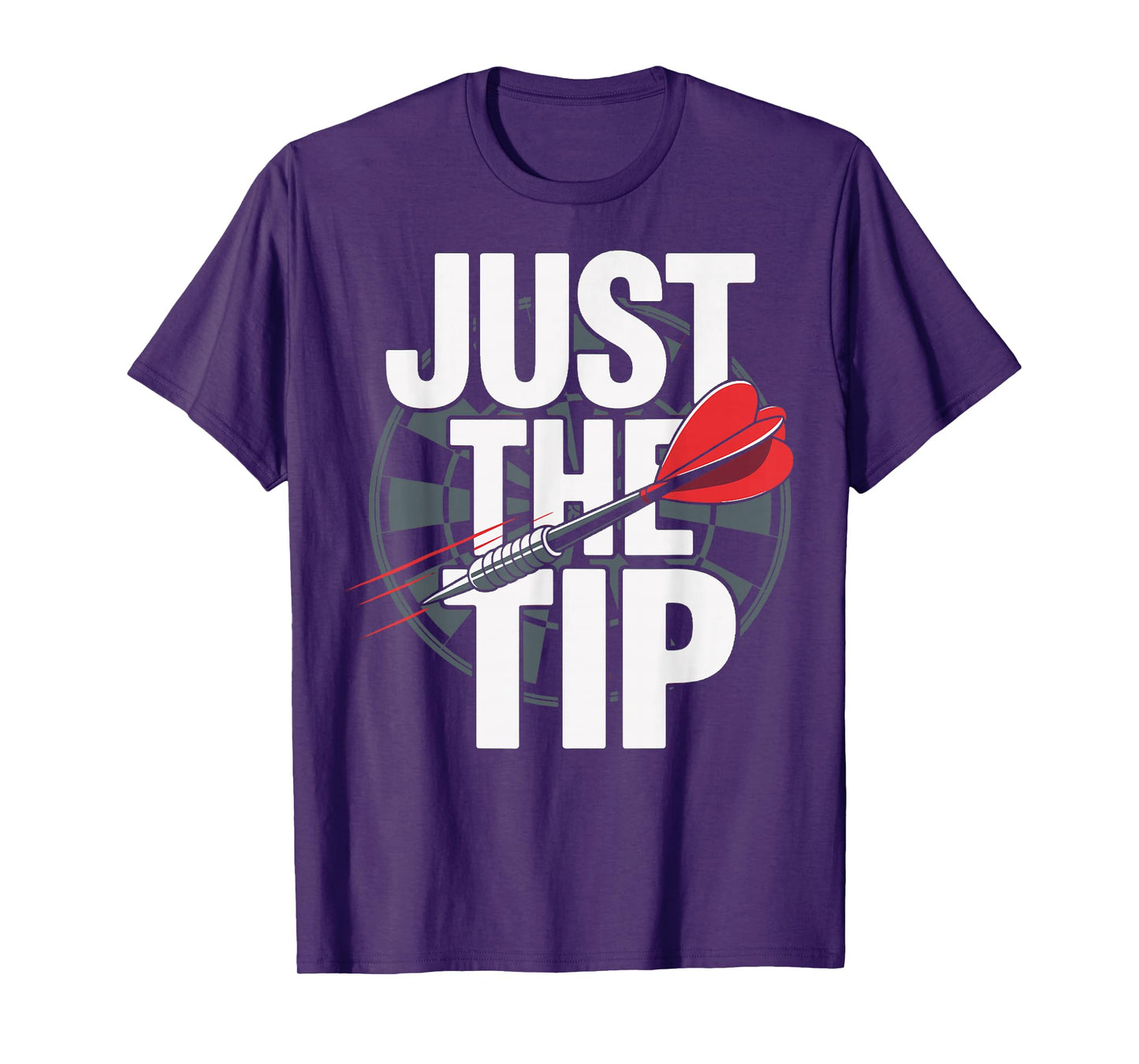 Dart Just The Tip Dartboard Game Chuckers Bullseye Target T-Shirt
