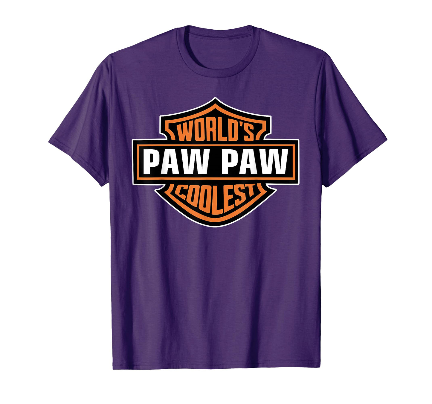 Mens World's Coolest PAW PAW Best Dad In The World Father's Day T-Shirt