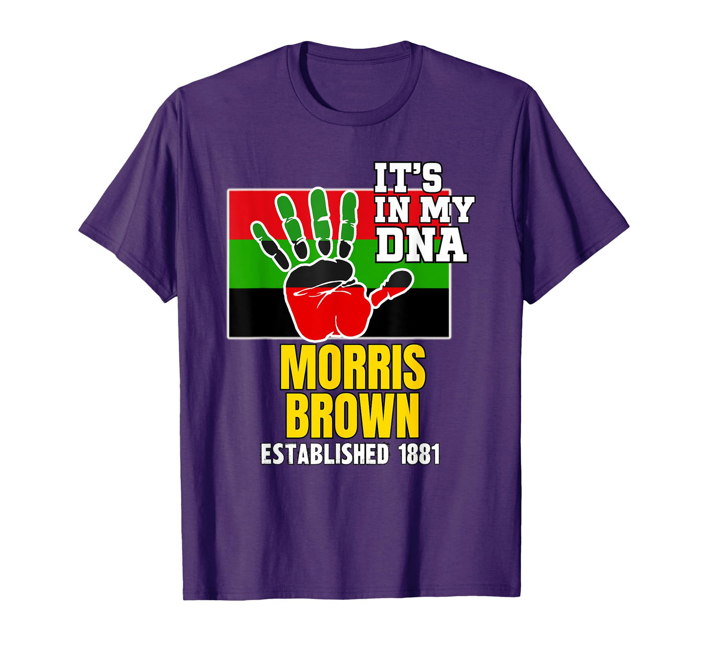 Morris Brown, MBC, Red, Black and Green HBCU T-Shirt