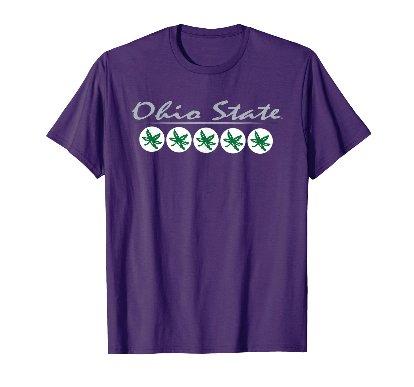 Ohio State Buckeyes Cactus Icon Black Officially Licensed T-Shirt
