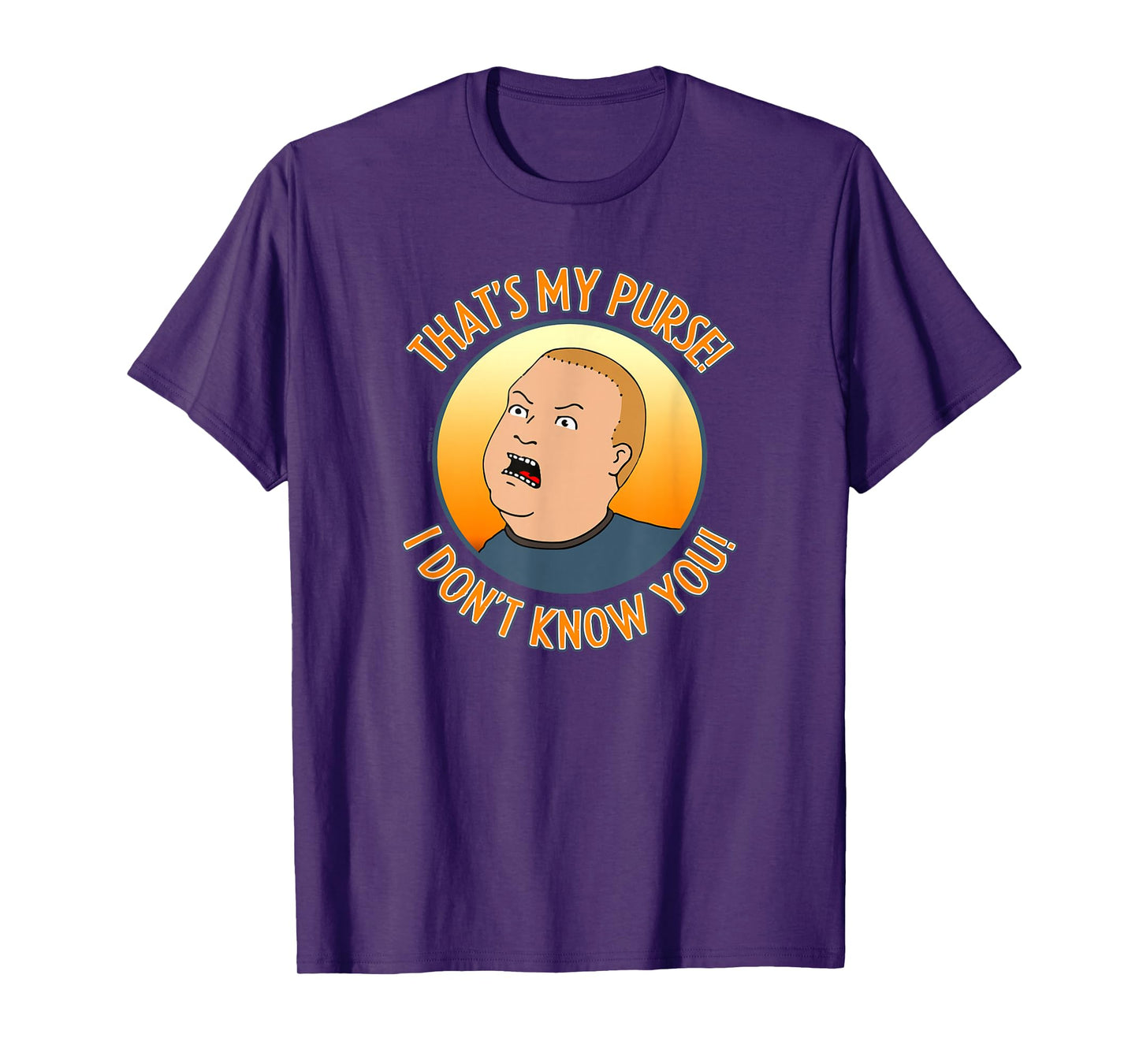 King of the Hill Bobby That's My Purse Yell Cartoon T-Shirt