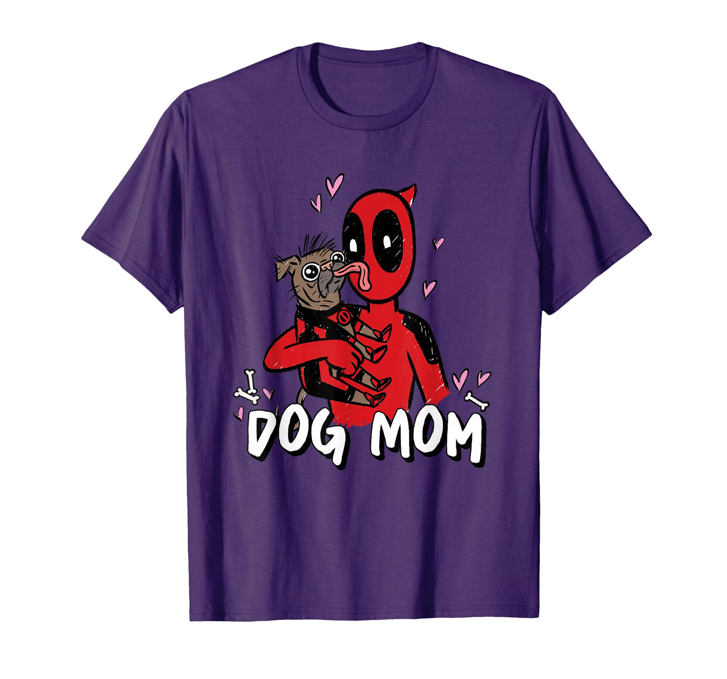 Marvel Super Heroes Pets Deadpool Loves Dogpool Dog Mom T-Shirt