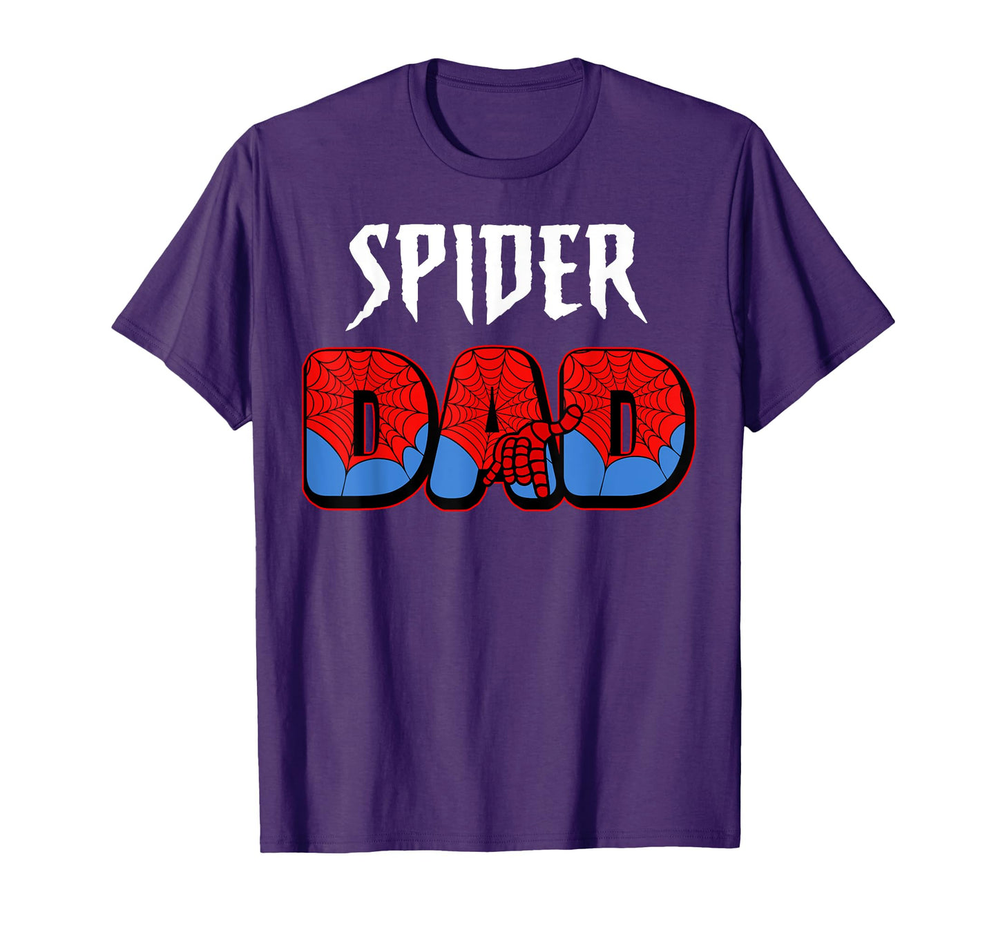 Mens Spider Dad Design Father's Day Matching Family Birthday T-Shirt