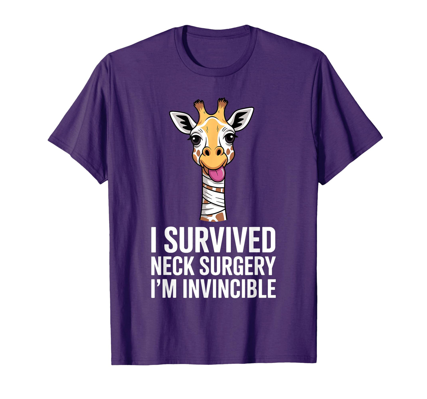 Neck Surgery Art For Men Women Kids Neck Surgery Recovering T-Shirt