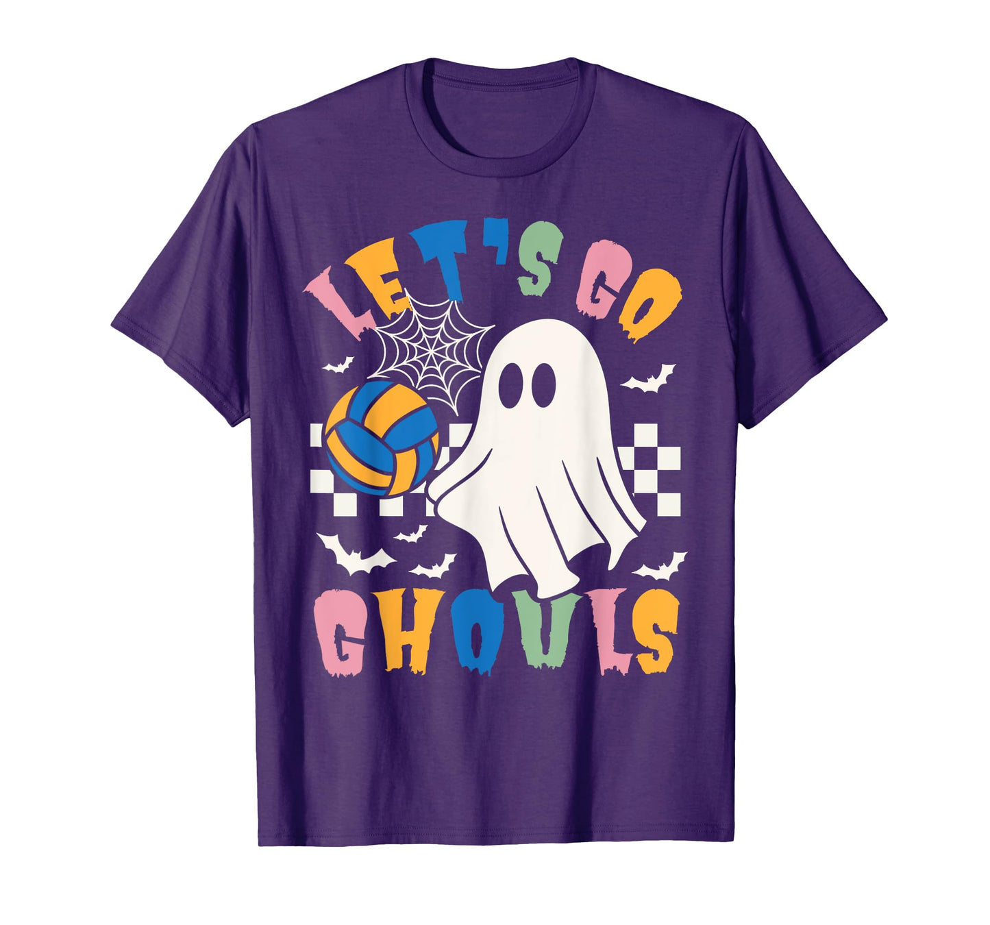 Funny Ghost Volleyball Halloween Costume Men Women & Kids T-Shirt