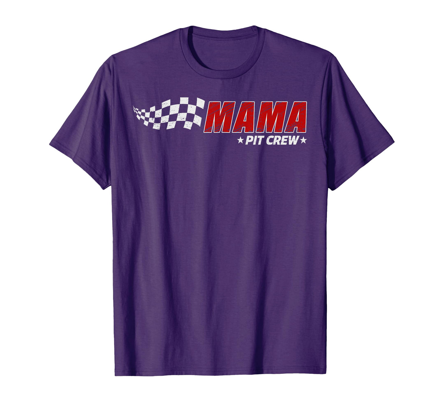 Mama Pit Crew Race Car Birthday Family Matching Pit Crew T-Shirt