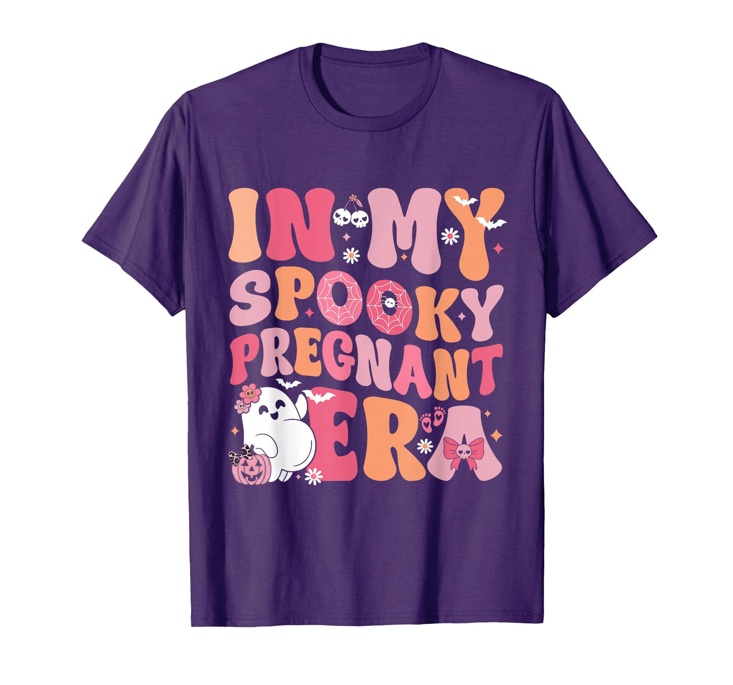 Halloween in My Spooky Pregnant Era Mom, Women T-Shirt
