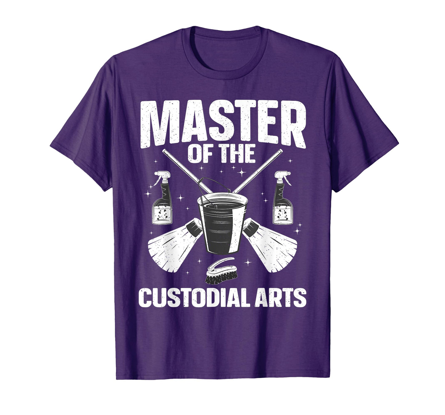 School Custodian Design For Men Women Cleaning Janitor T-Shirt