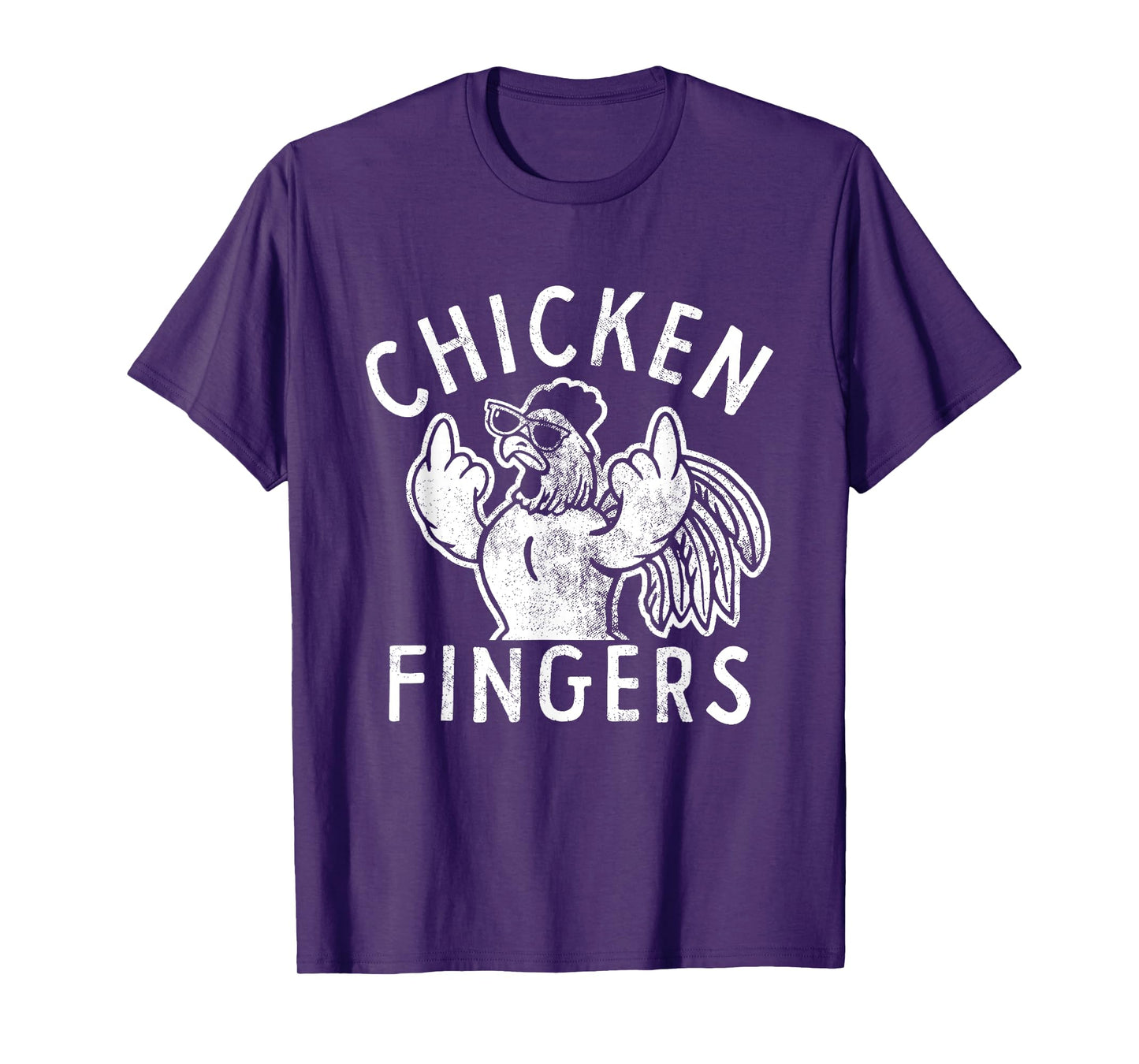 Chicken Fingers, Middle Fingers, Funny Chicken T-Shirt
