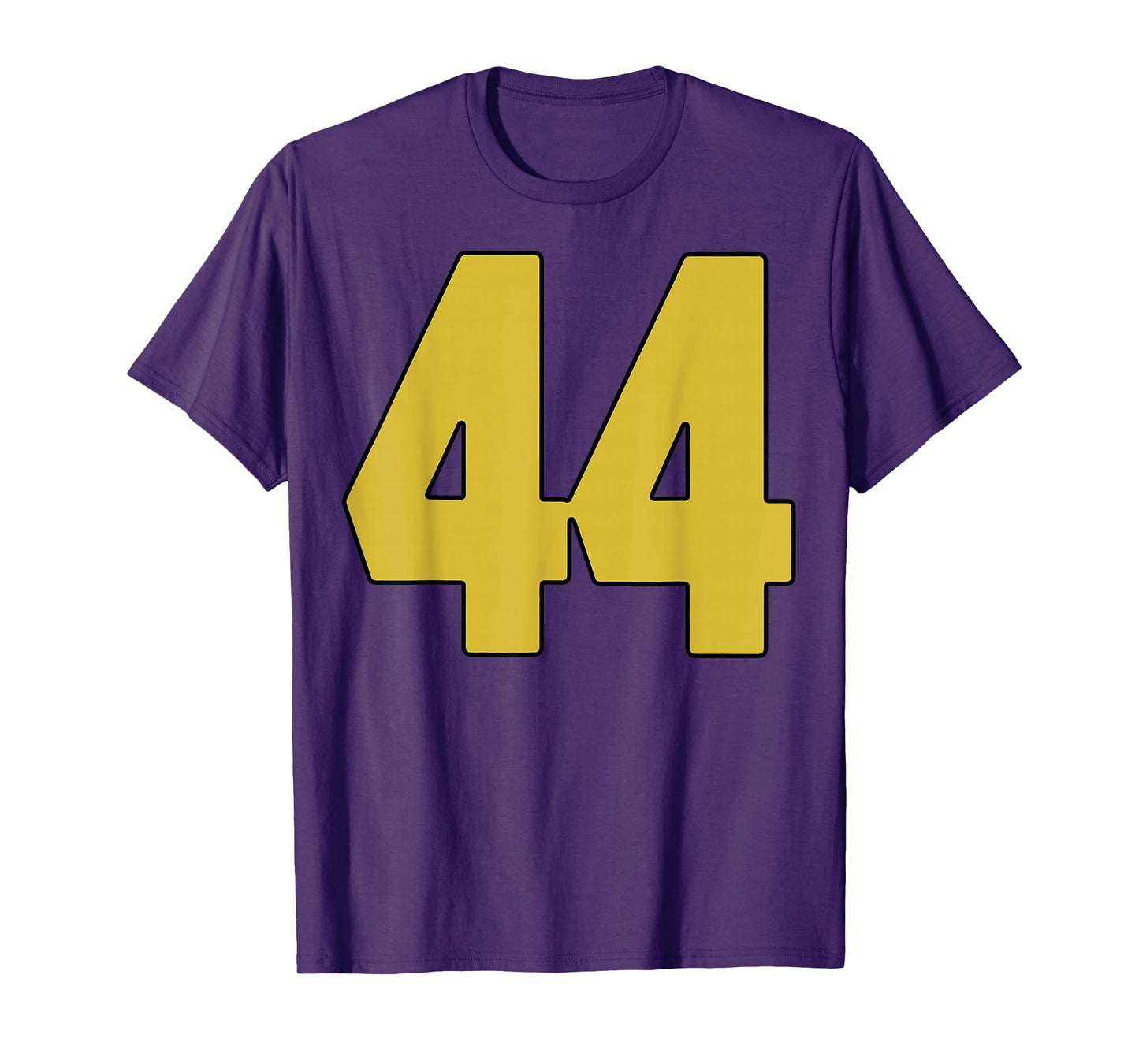 Old Gold Black Number 44 Jersey Player Uniform #44 T-Shirt