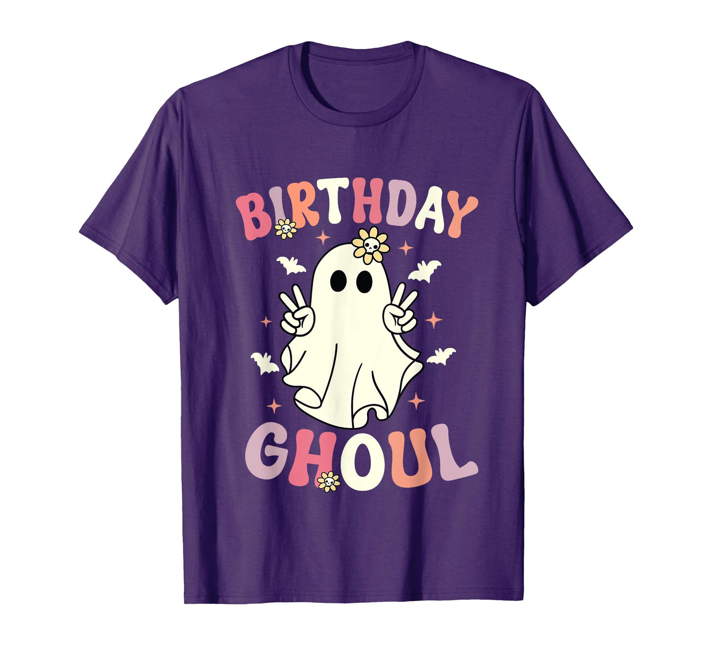 Halloween Birthday Ghoul Cute Ghost Halloween Spooky T-Shirt